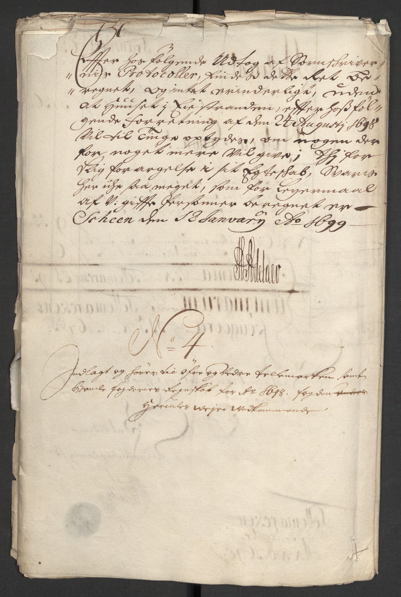 Rentekammeret inntil 1814, Reviderte regnskaper, Fogderegnskap, RA/EA-4092/R36/L2098: Fogderegnskap Øvre og Nedre Telemark og Bamble, 1698, p. 57