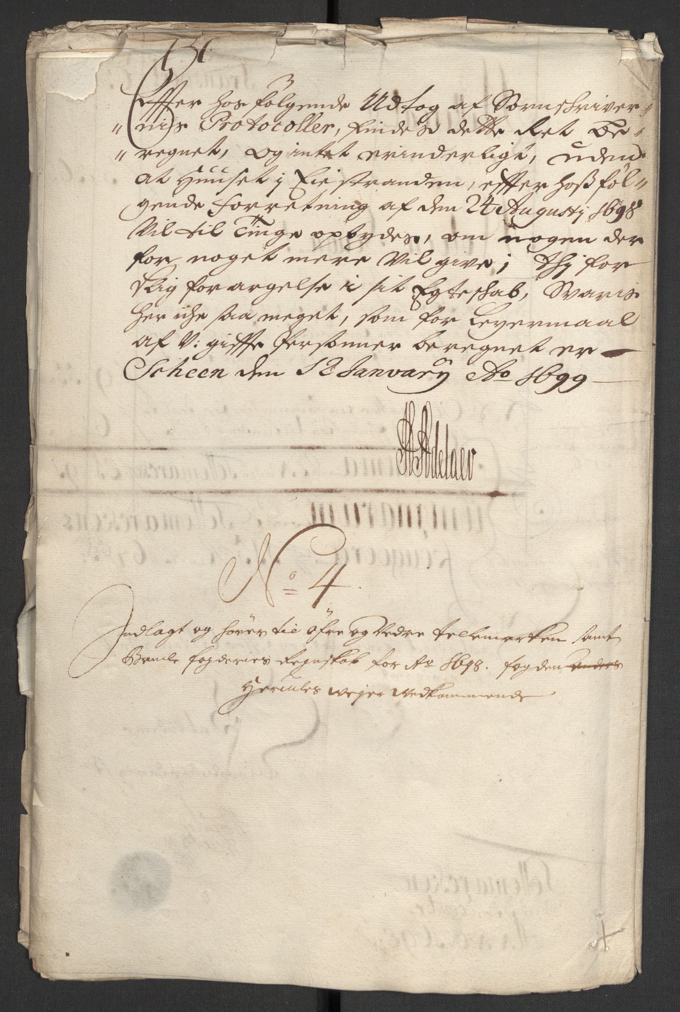 Rentekammeret inntil 1814, Reviderte regnskaper, Fogderegnskap, AV/RA-EA-4092/R36/L2098: Fogderegnskap Øvre og Nedre Telemark og Bamble, 1698, p. 57