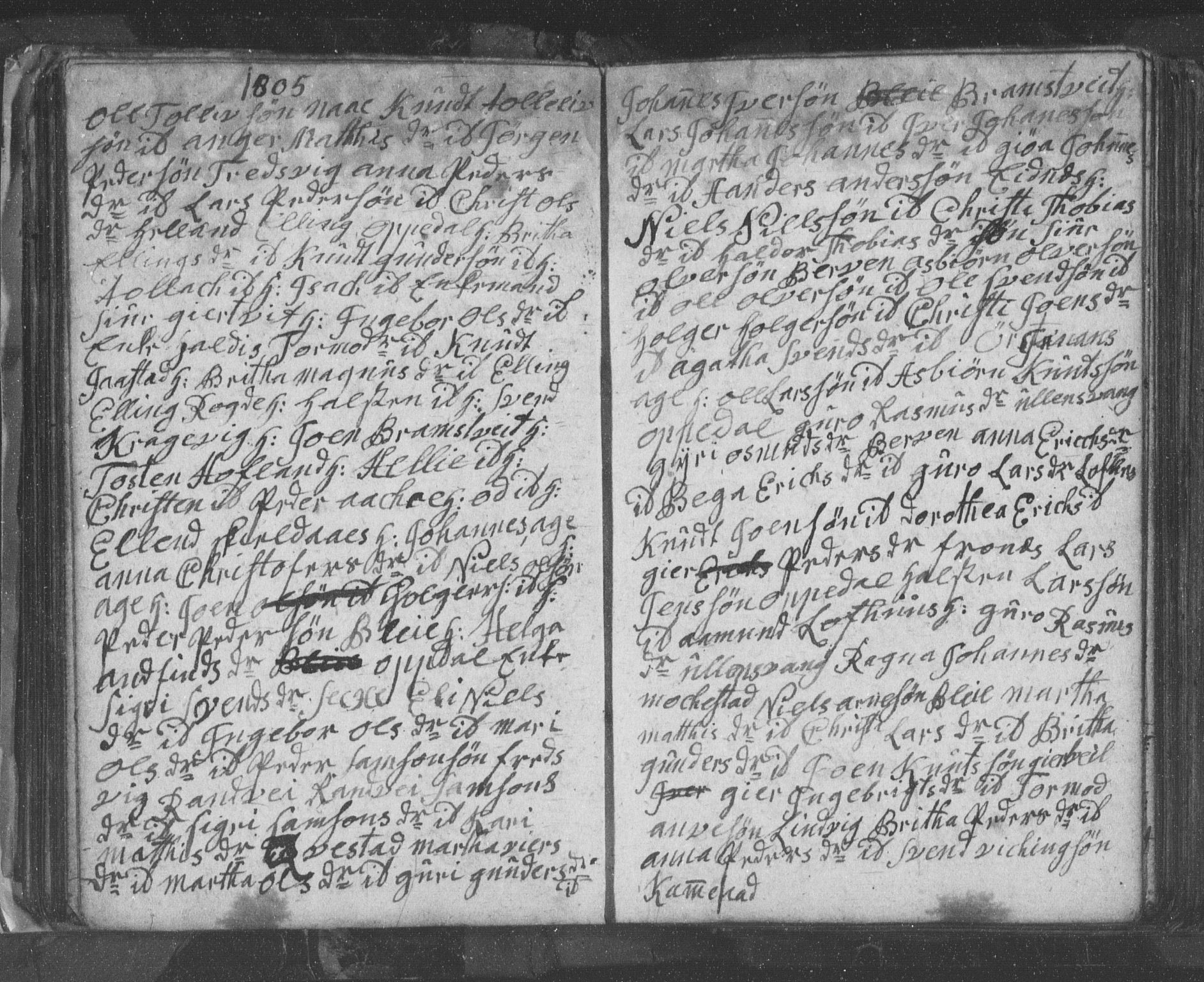 Ullensvang sokneprestembete, SAB/A-78701/H/Hab: Parish register (copy) no. B 8, 1804-1811