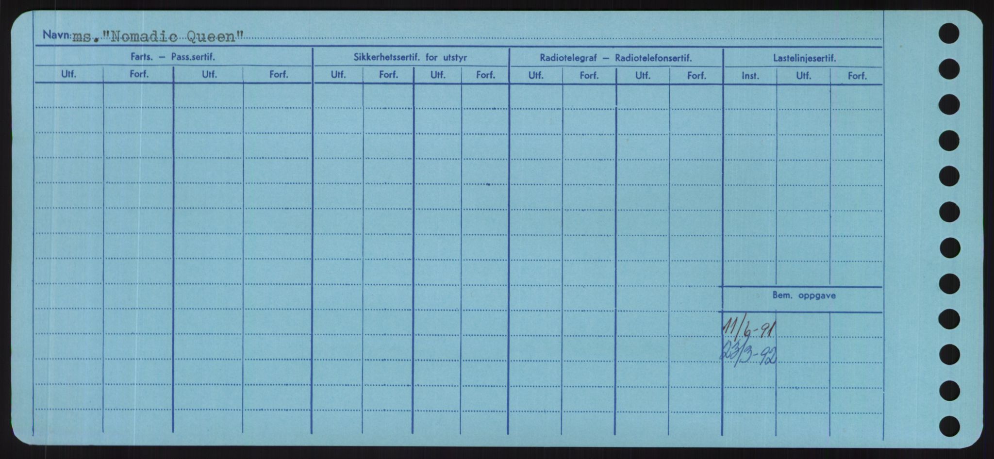 Sjøfartsdirektoratet med forløpere, Skipsmålingen, AV/RA-S-1627/H/Hd/L0026: Fartøy, N-Norhol, p. 260