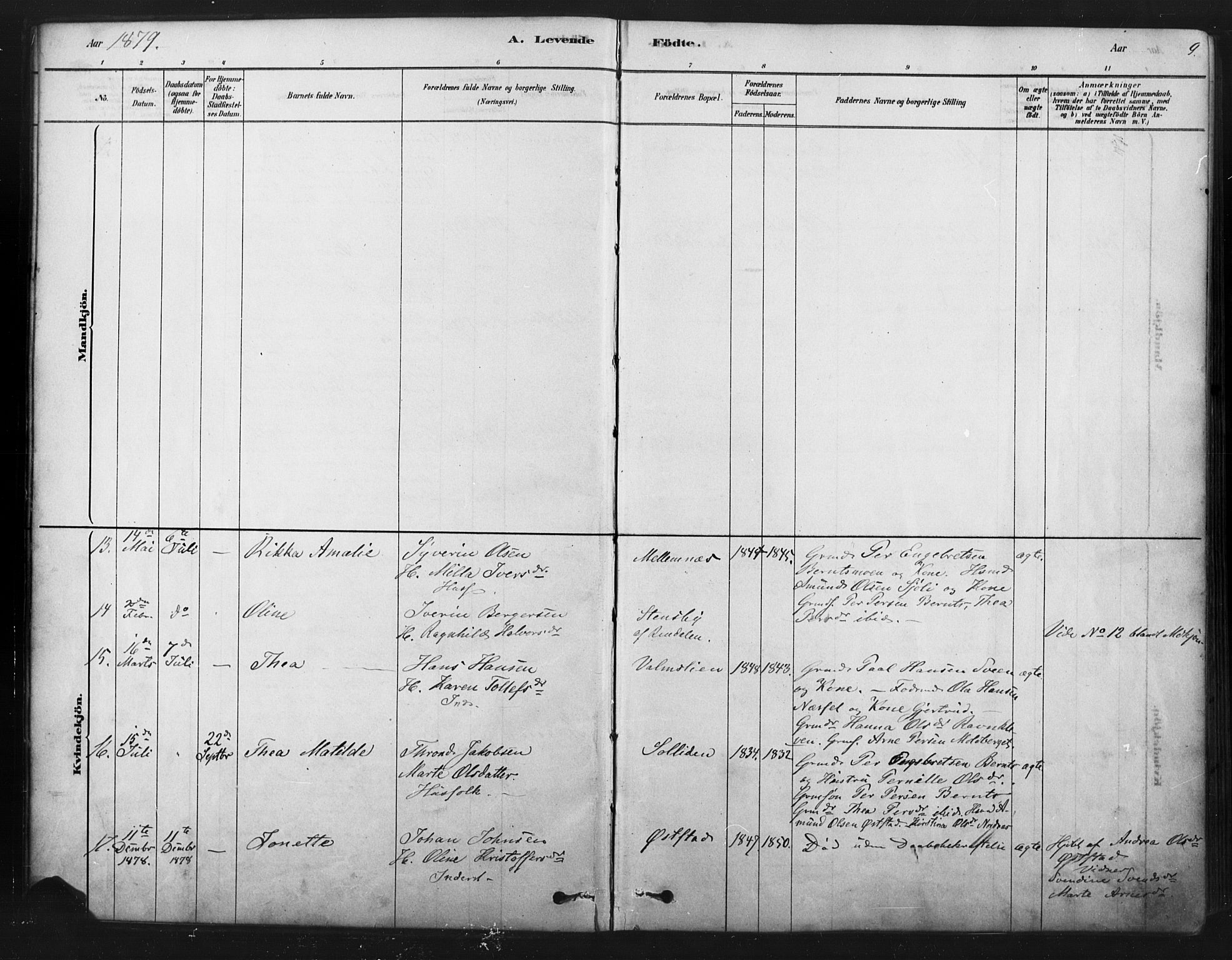 Åmot prestekontor, Hedmark, SAH/PREST-056/H/Ha/Haa/L0012: Parish register (official) no. 12, 1878-1901, p. 9