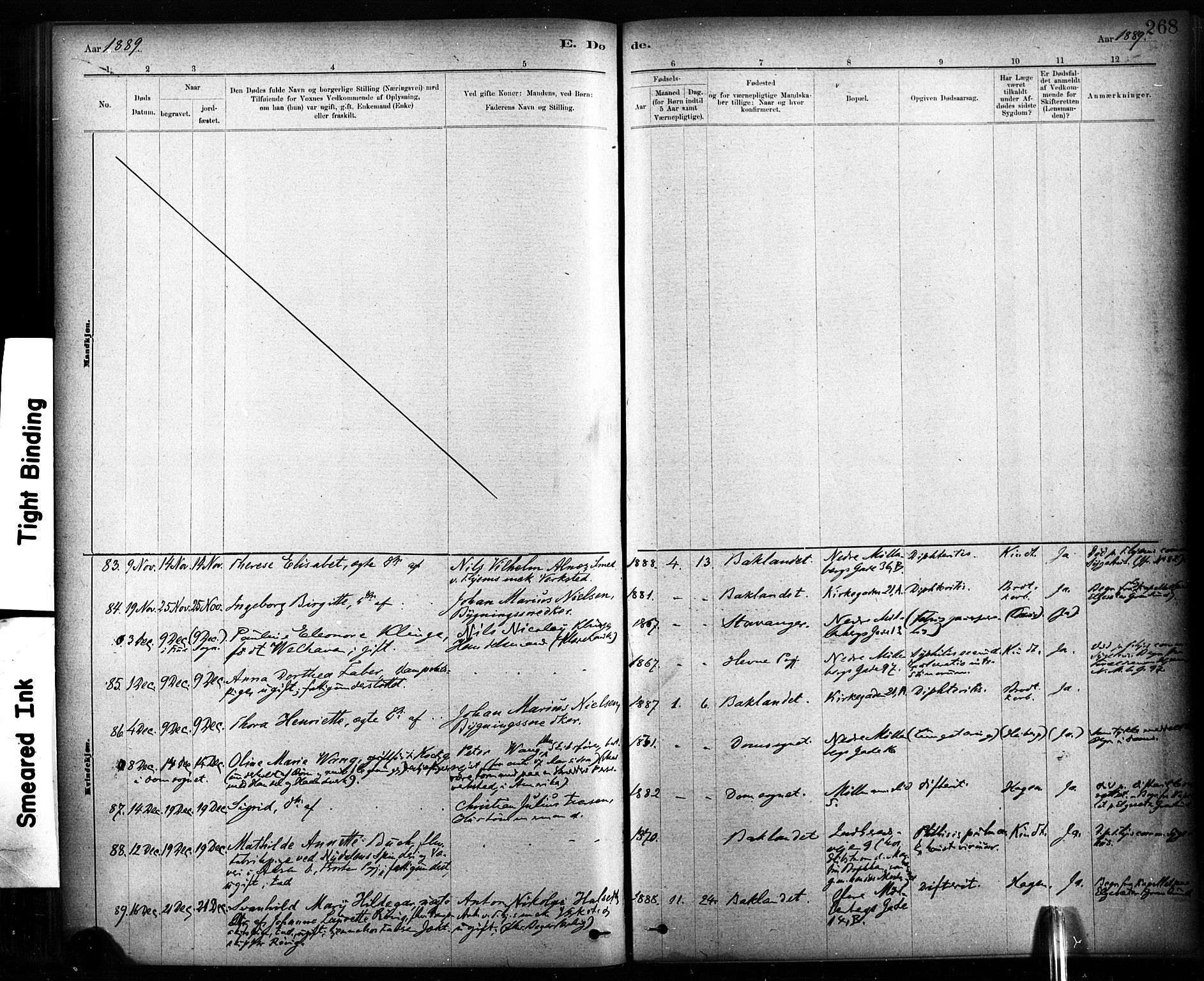 Ministerialprotokoller, klokkerbøker og fødselsregistre - Sør-Trøndelag, AV/SAT-A-1456/604/L0189: Parish register (official) no. 604A10, 1878-1892, p. 268