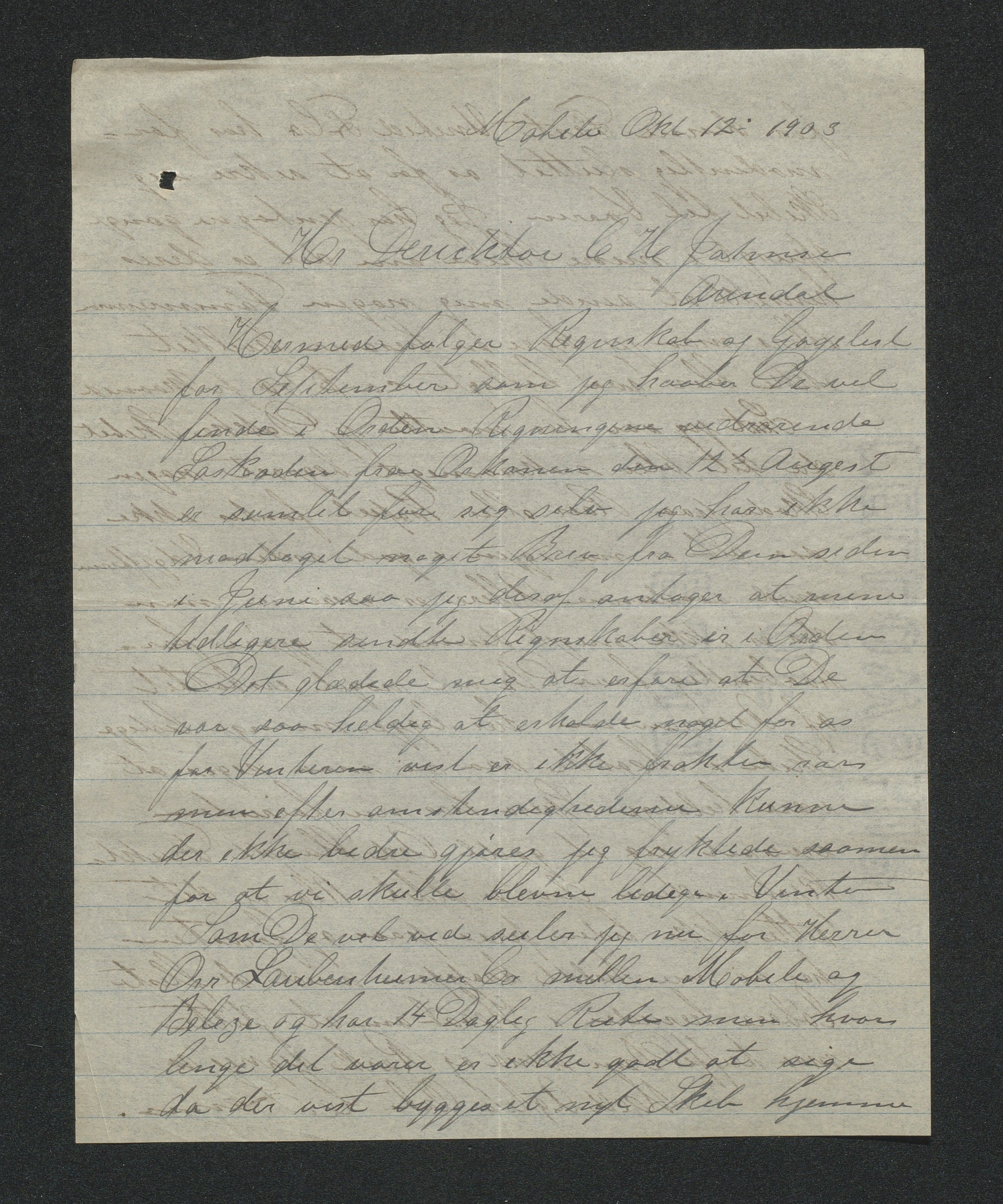 Arendals Dampskibsselskab (ADS), AAKS/PA-1716/1/15/L0018: Skipspapirer D/S Spero, 1898-1904