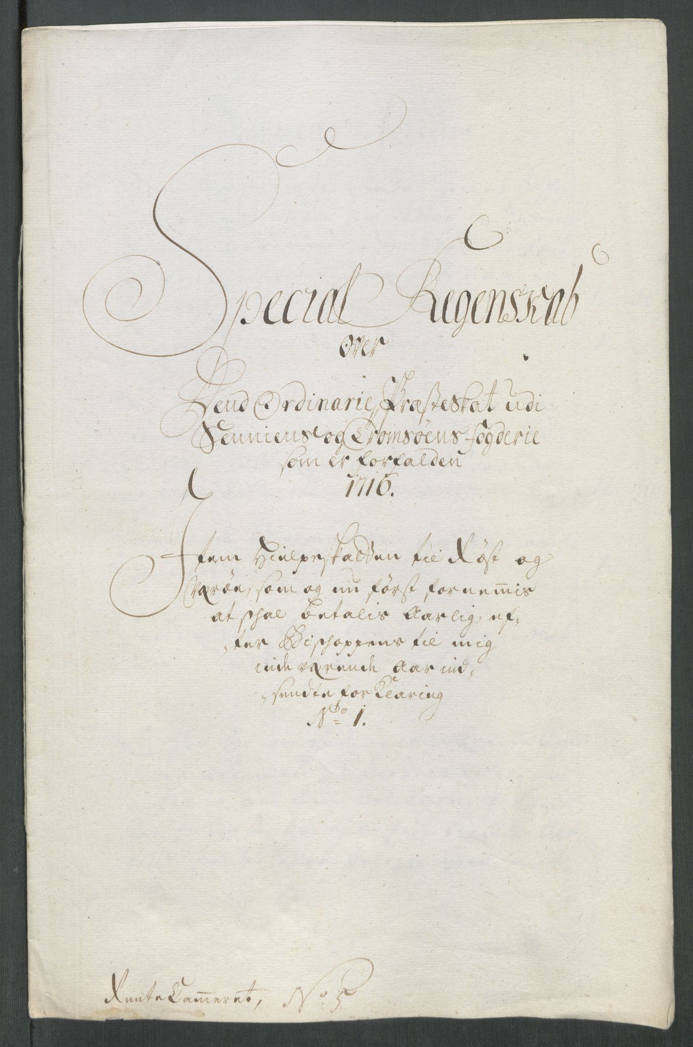 Rentekammeret inntil 1814, Reviderte regnskaper, Fogderegnskap, AV/RA-EA-4092/R68/L4762: Fogderegnskap Senja og Troms, 1716, p. 74