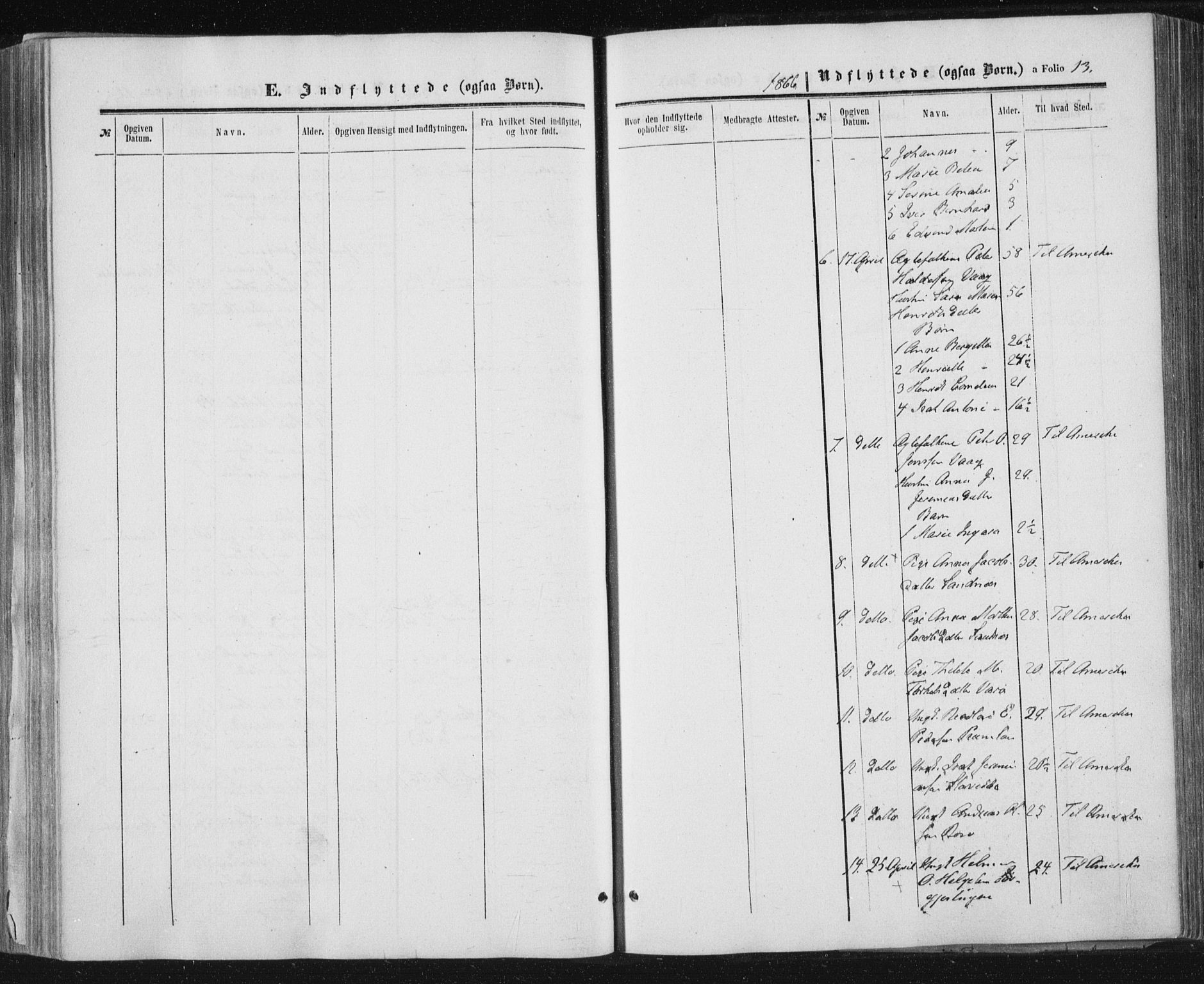 Ministerialprotokoller, klokkerbøker og fødselsregistre - Nord-Trøndelag, AV/SAT-A-1458/784/L0670: Parish register (official) no. 784A05, 1860-1876, p. 13