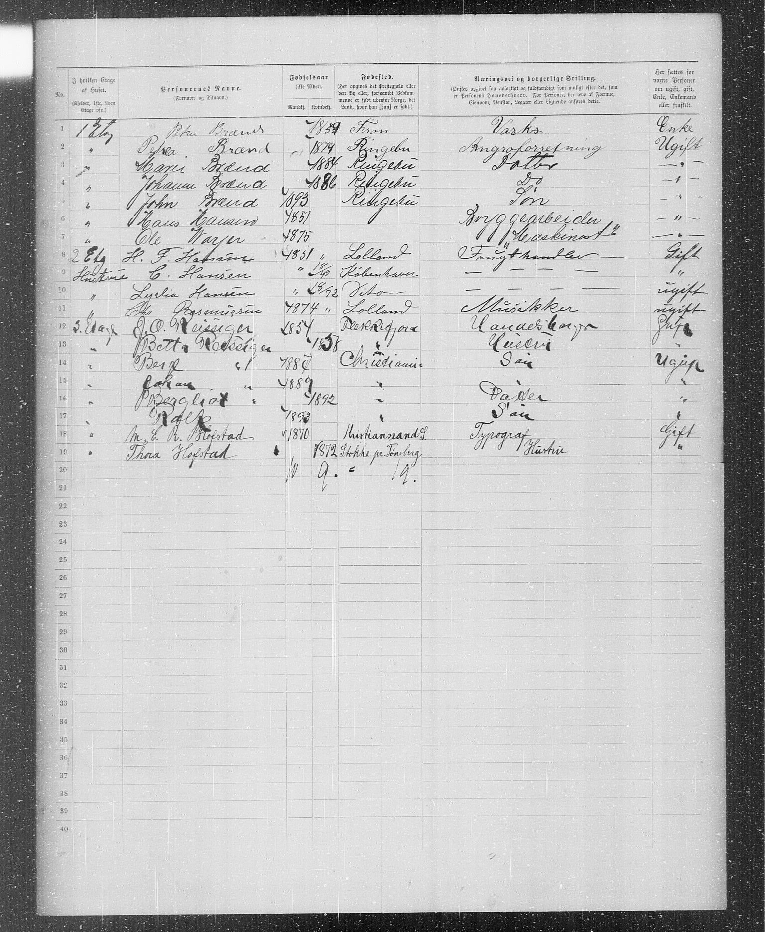 OBA, Municipal Census 1899 for Kristiania, 1899, p. 676