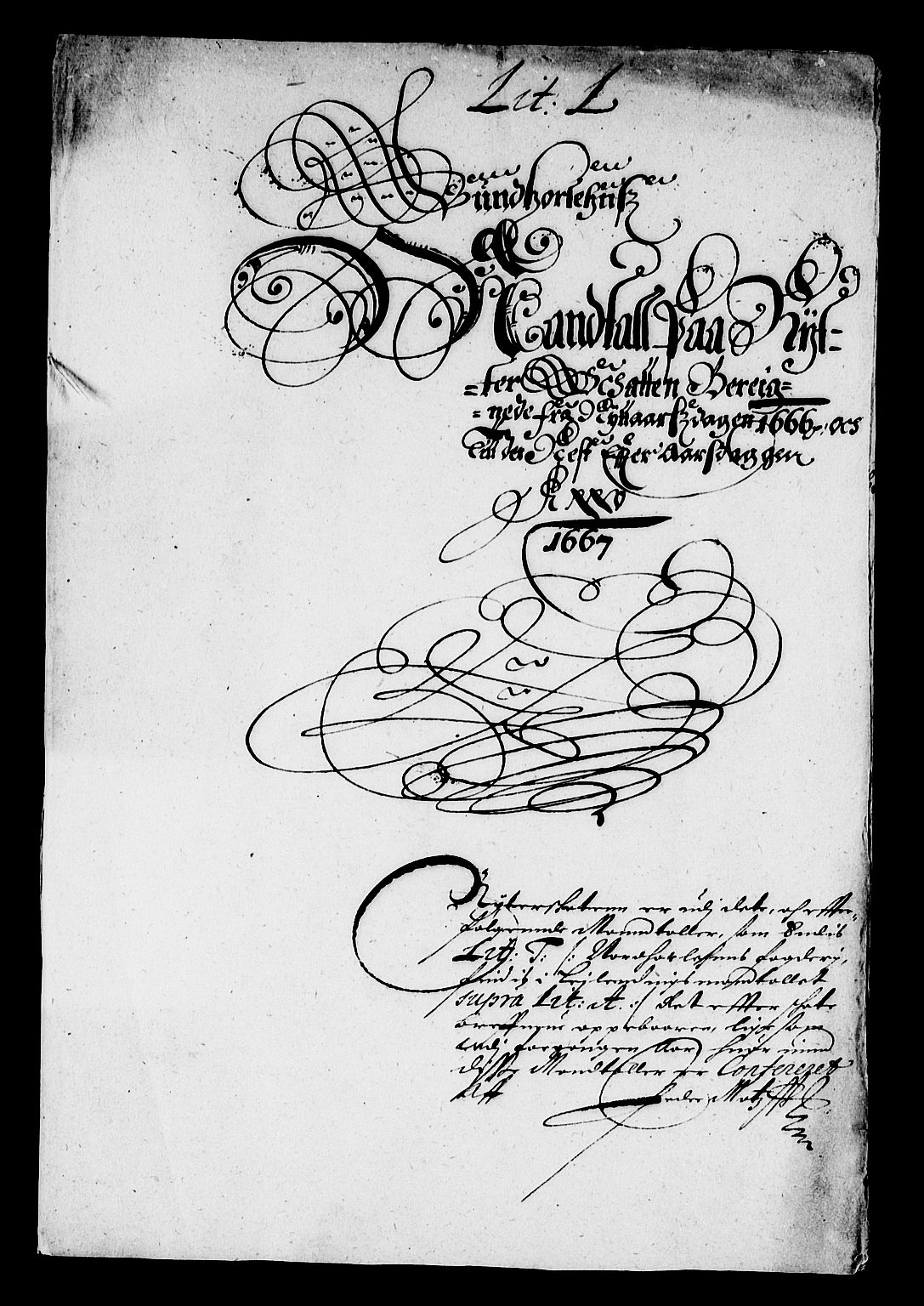 Rentekammeret inntil 1814, Reviderte regnskaper, Stiftamtstueregnskaper, Bergen stiftamt, AV/RA-EA-6043/R/Rc/L0020: Bergen stiftamt, 1666