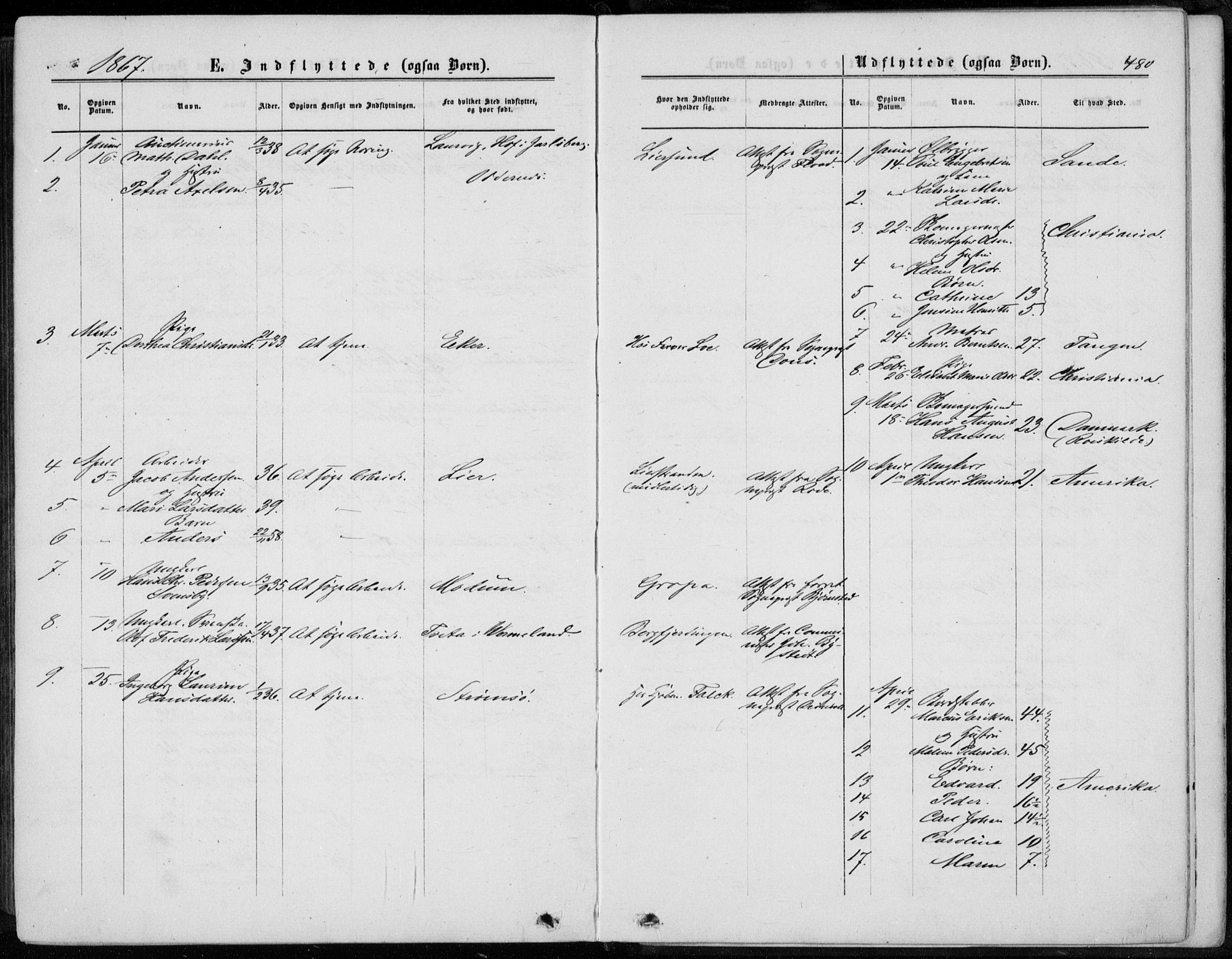 Bragernes kirkebøker, AV/SAKO-A-6/F/Fb/L0003: Parish register (official) no. II 3, 1860-1868, p. 480