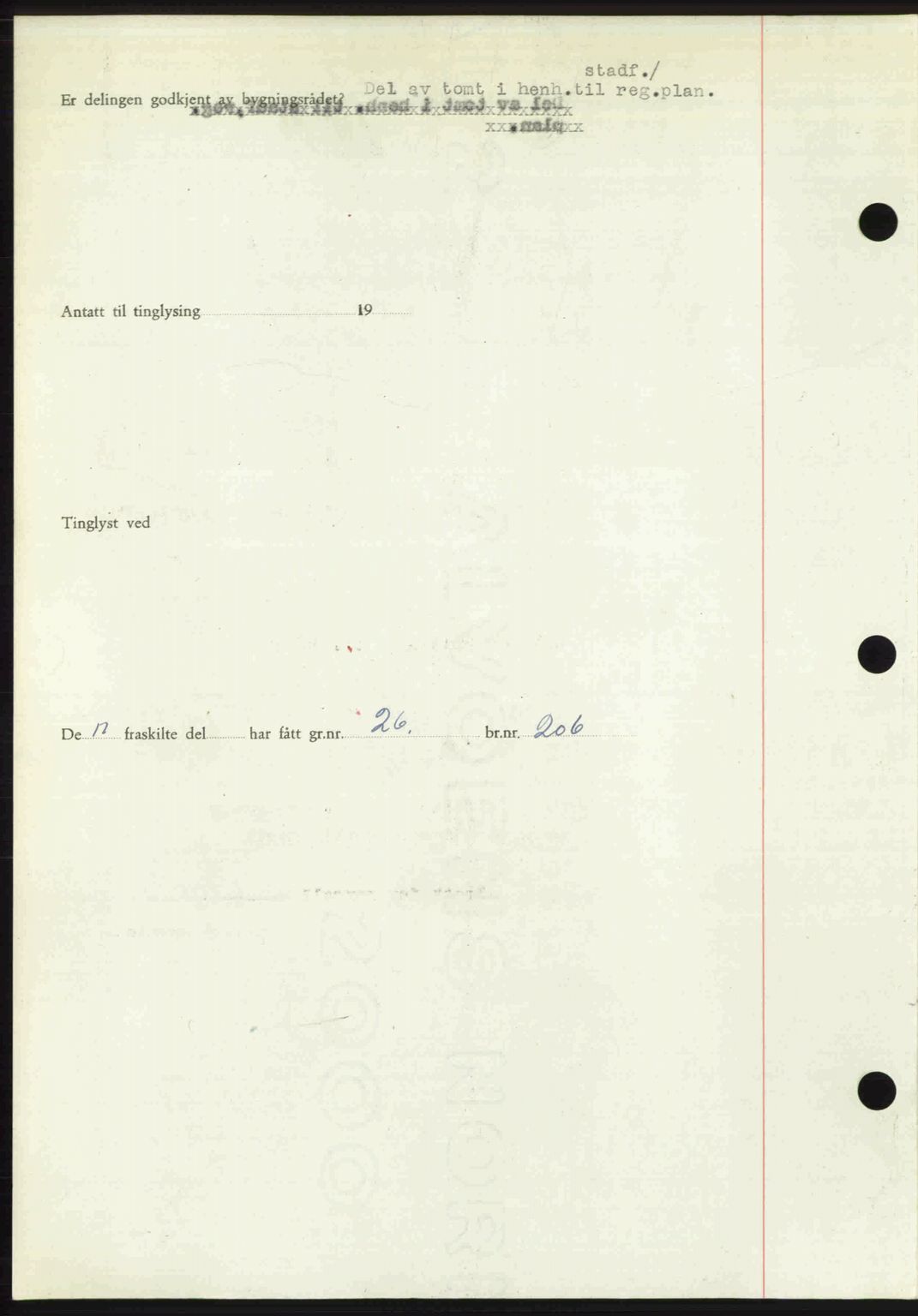 Romsdal sorenskriveri, AV/SAT-A-4149/1/2/2C: Mortgage book no. A28, 1948-1949, Diary no: : 315/1949