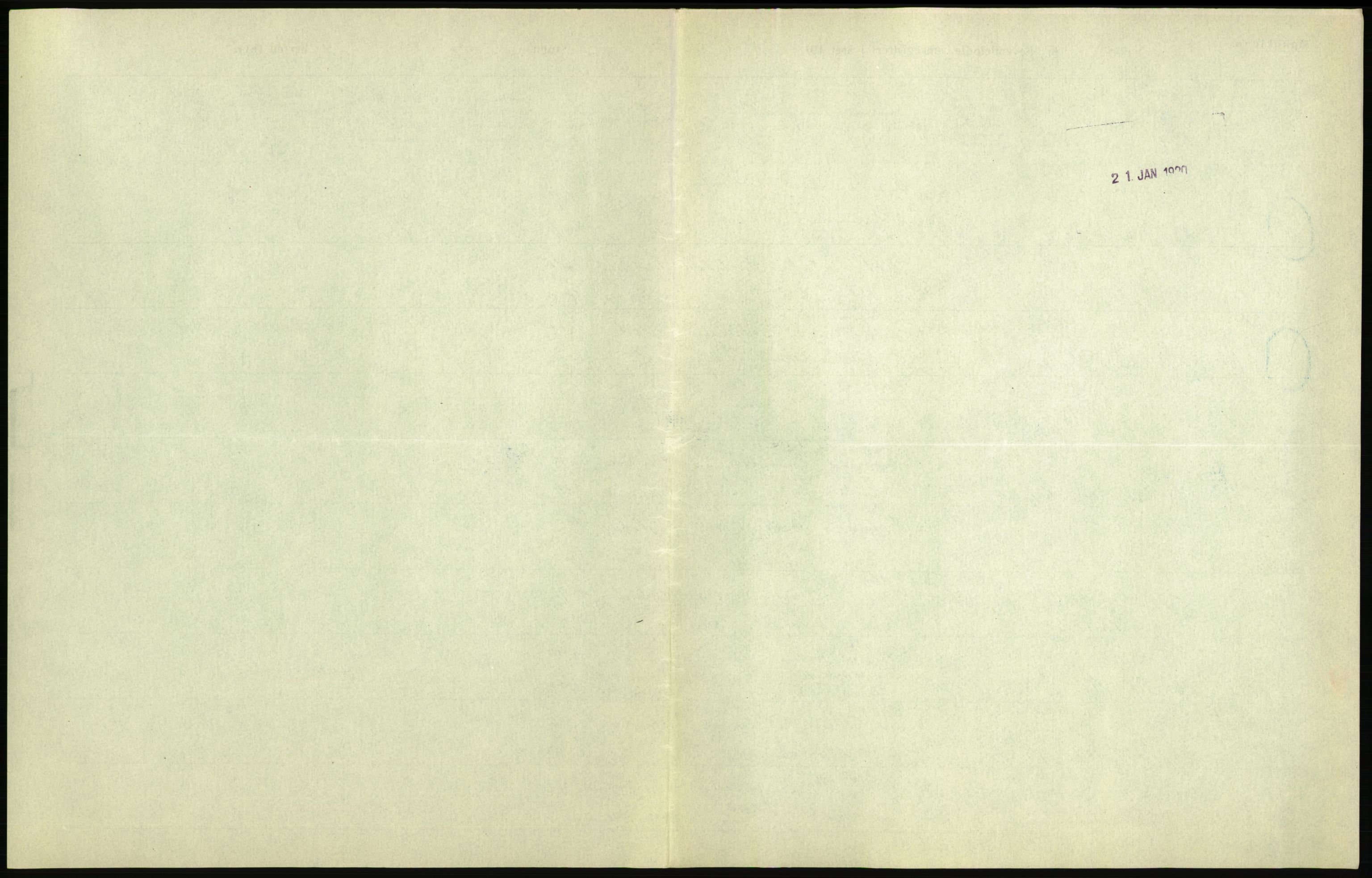 Statistisk sentralbyrå, Sosiodemografiske emner, Befolkning, RA/S-2228/D/Df/Dfb/Dfbi/L0001: Østfold fylke: Levendefødte menn og kvinner. Bygder., 1919, p. 593