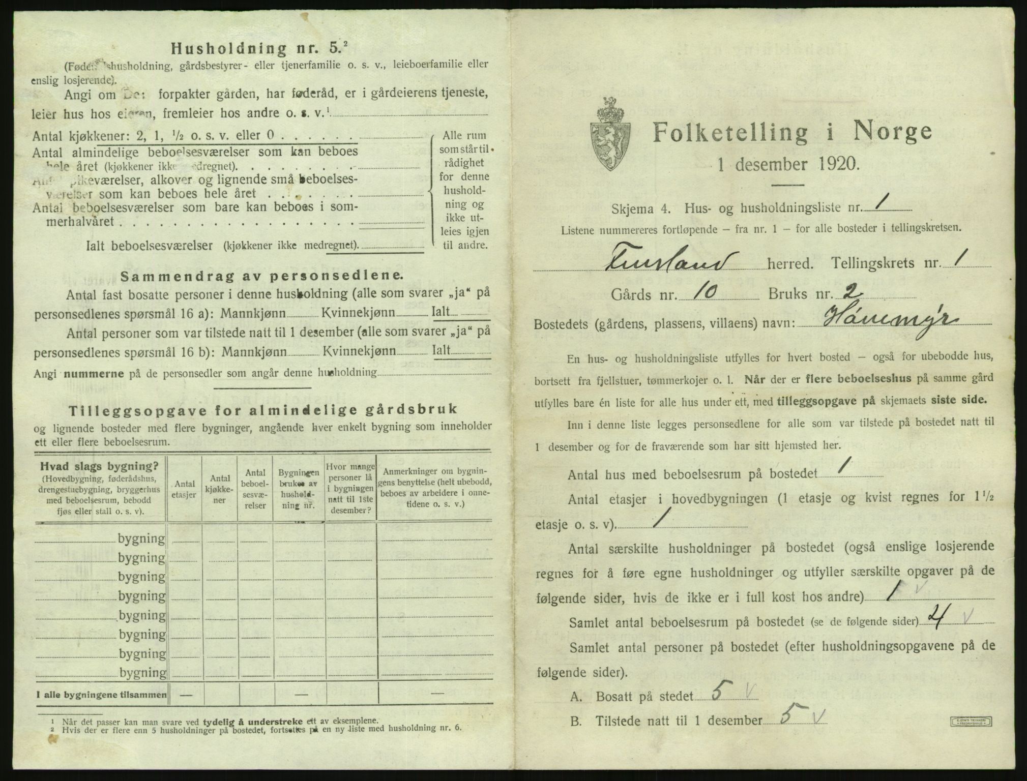 SAK, 1920 census for Finsland, 1920, p. 28