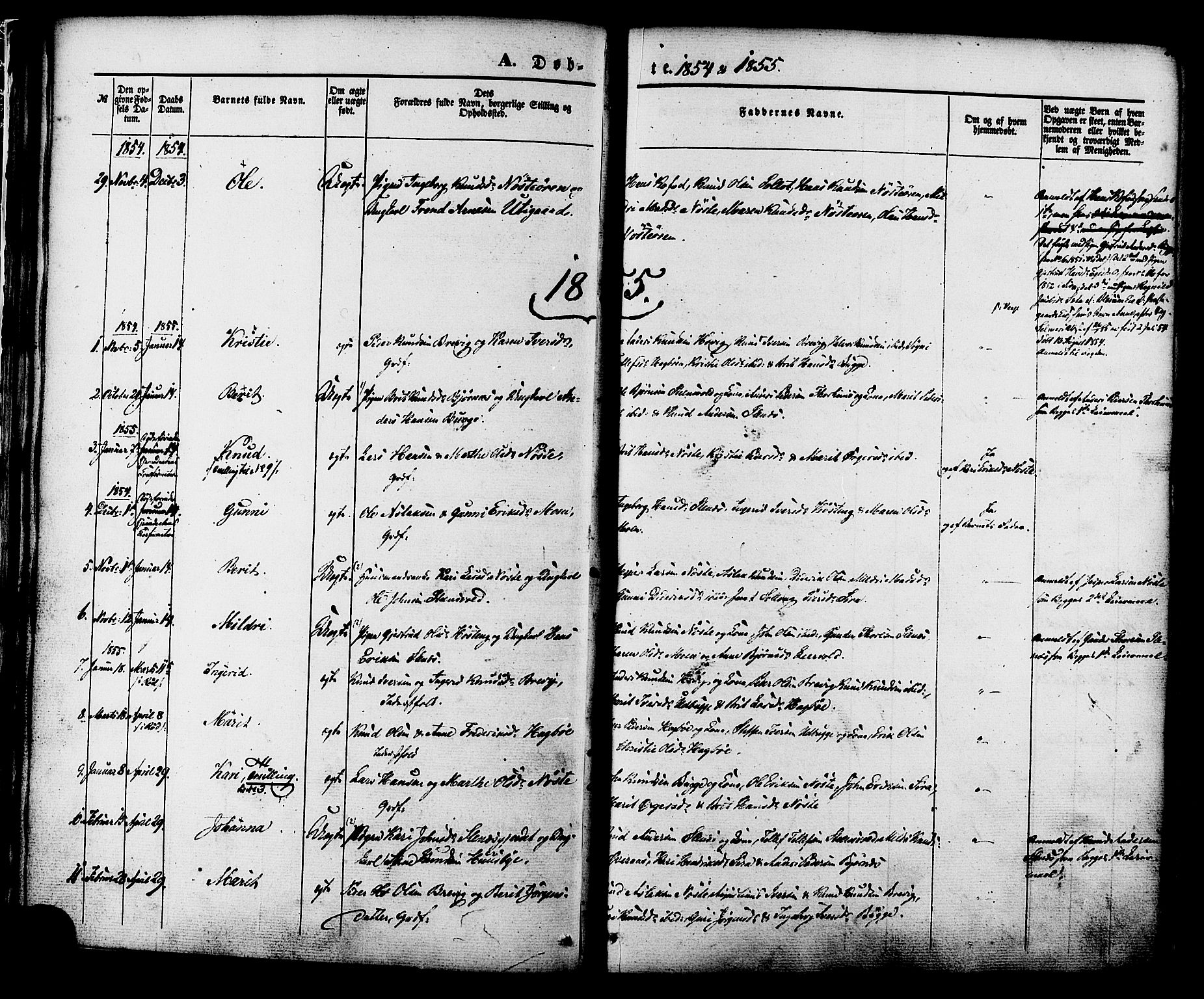 Ministerialprotokoller, klokkerbøker og fødselsregistre - Møre og Romsdal, AV/SAT-A-1454/552/L0637: Parish register (official) no. 552A01, 1845-1879, p. 23