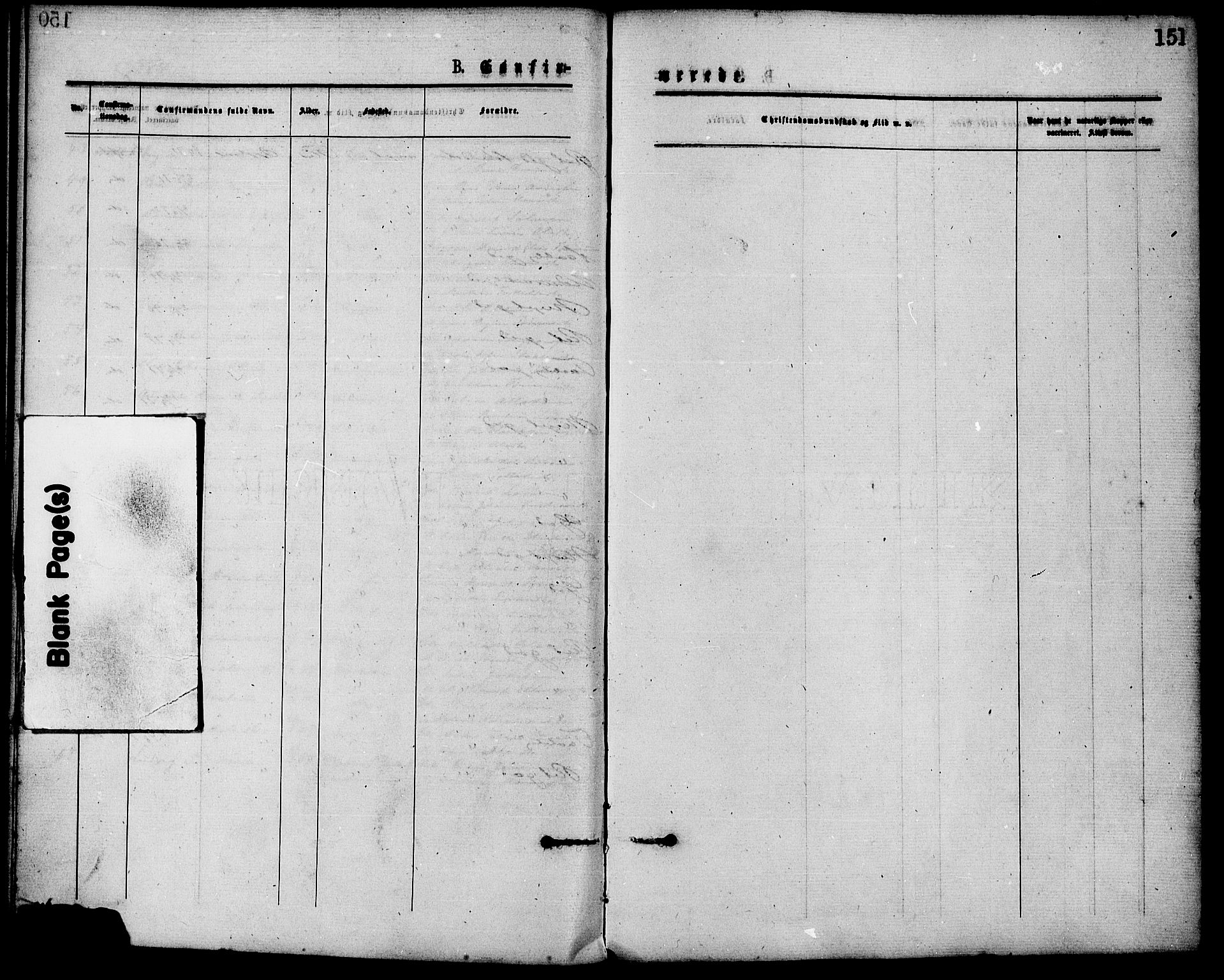 Flekkefjord sokneprestkontor, AV/SAK-1111-0012/F/Fa/Fac/L0007: Parish register (official) no. A 7, 1875-1885, p. 151