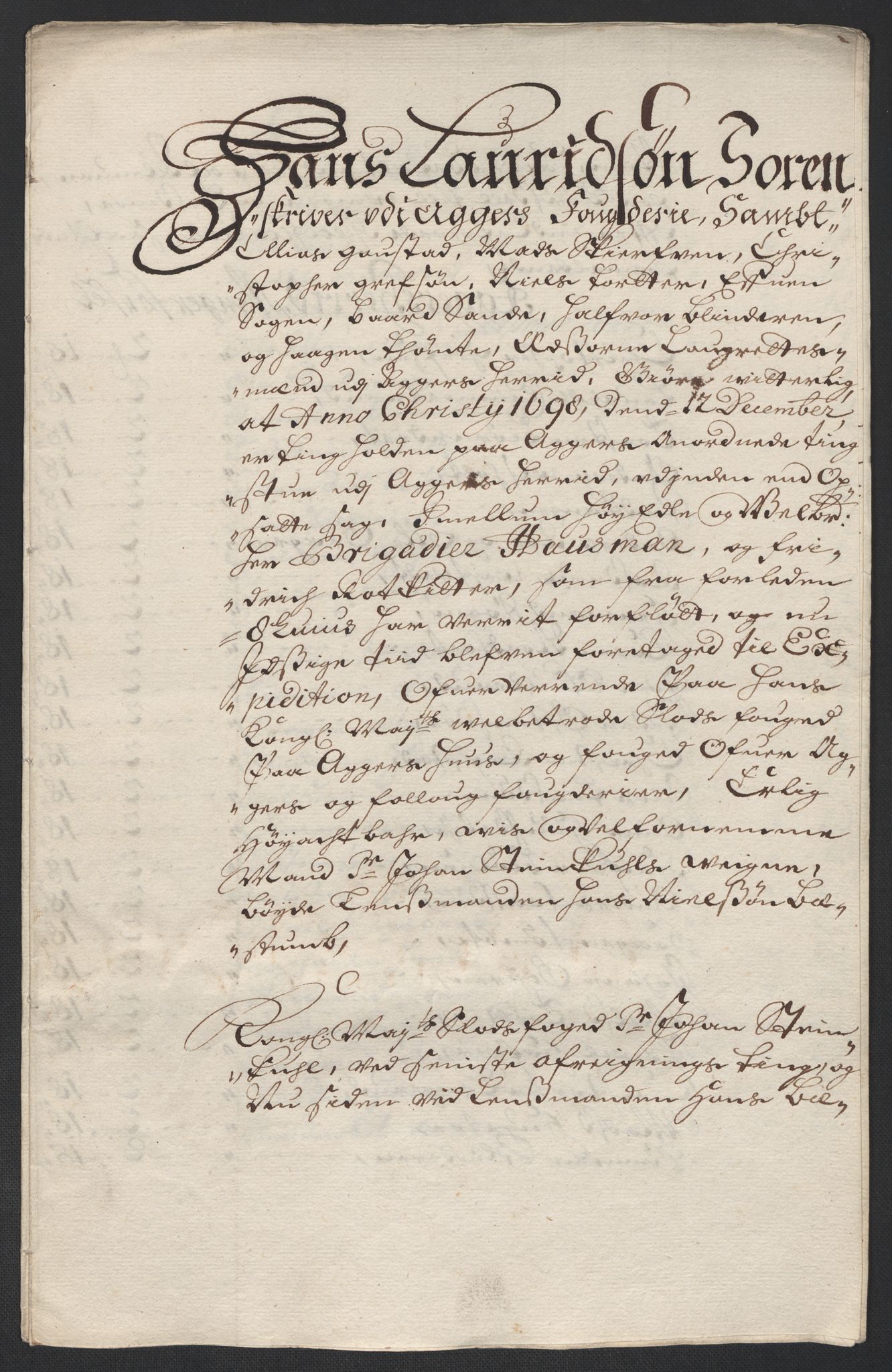 Rentekammeret inntil 1814, Reviderte regnskaper, Fogderegnskap, AV/RA-EA-4092/R10/L0440: Fogderegnskap Aker og Follo, 1696-1697, p. 551