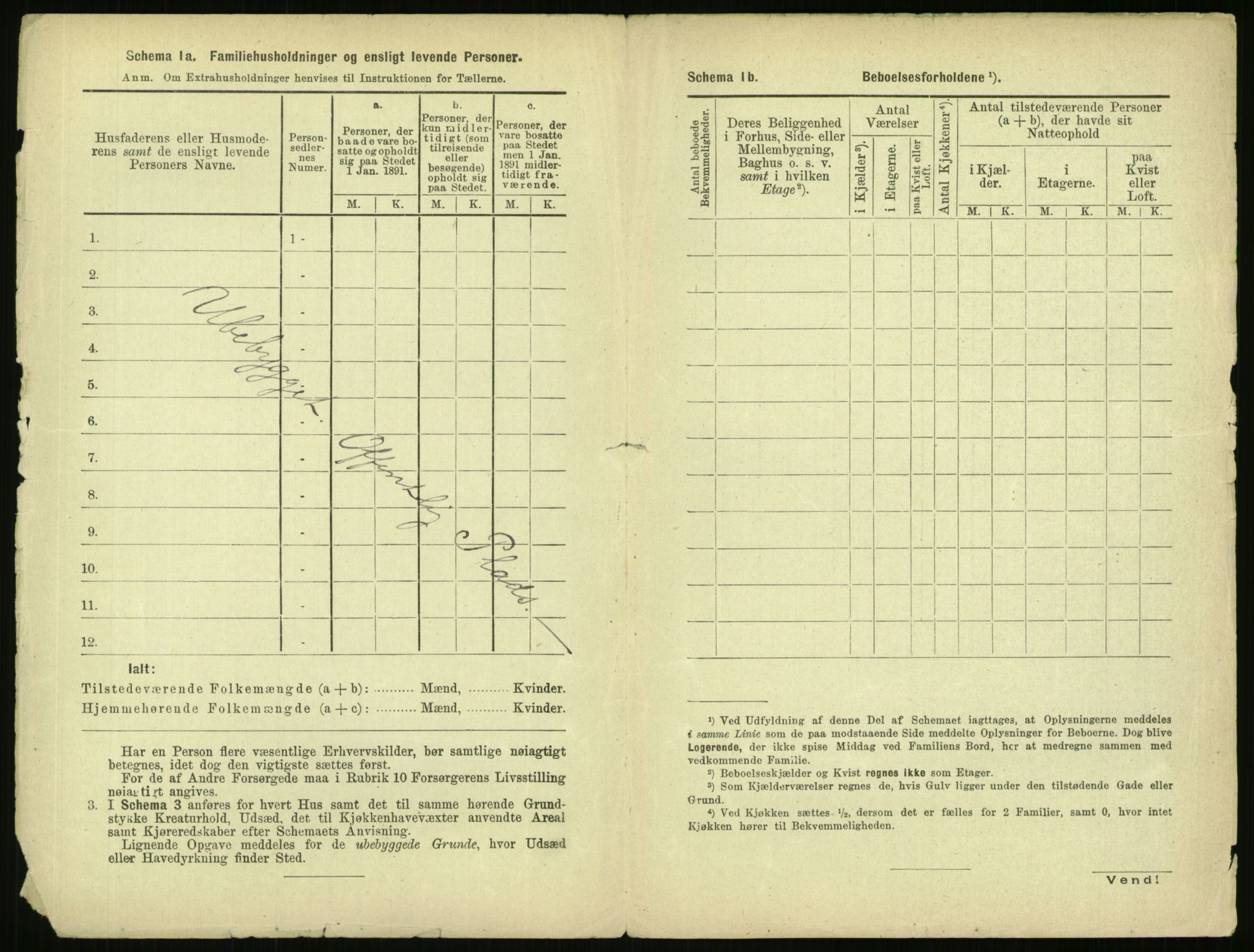 RA, 1891 census for 0301 Kristiania, 1891, p. 48516