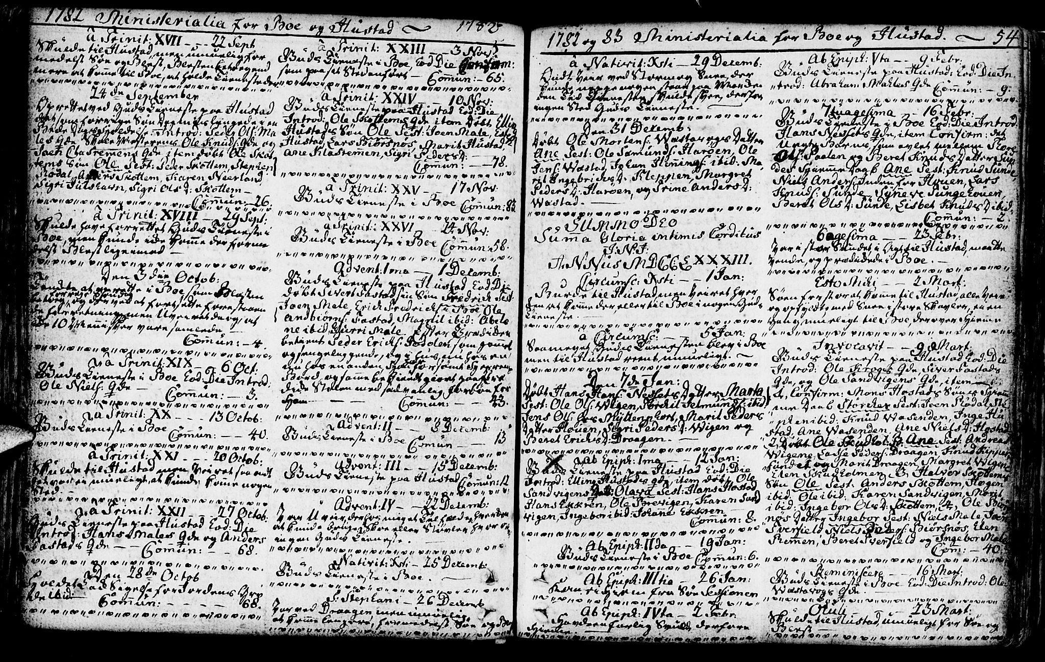 Ministerialprotokoller, klokkerbøker og fødselsregistre - Møre og Romsdal, SAT/A-1454/566/L0761: Parish register (official) no. 566A02 /1, 1767-1817, p. 54