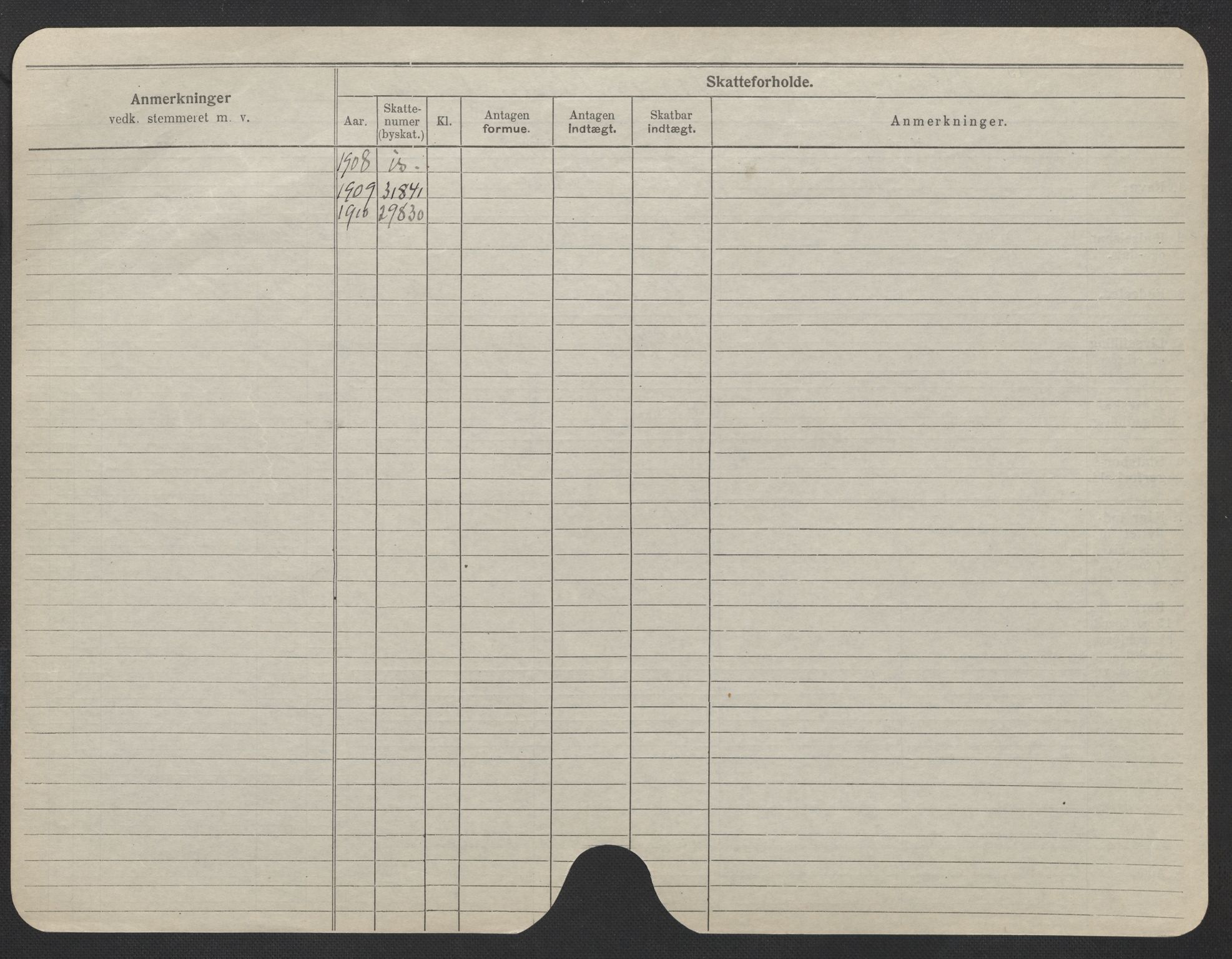 Oslo folkeregister, Registerkort, AV/SAO-A-11715/F/Fa/Fac/L0020: Kvinner, 1906-1914, p. 800b