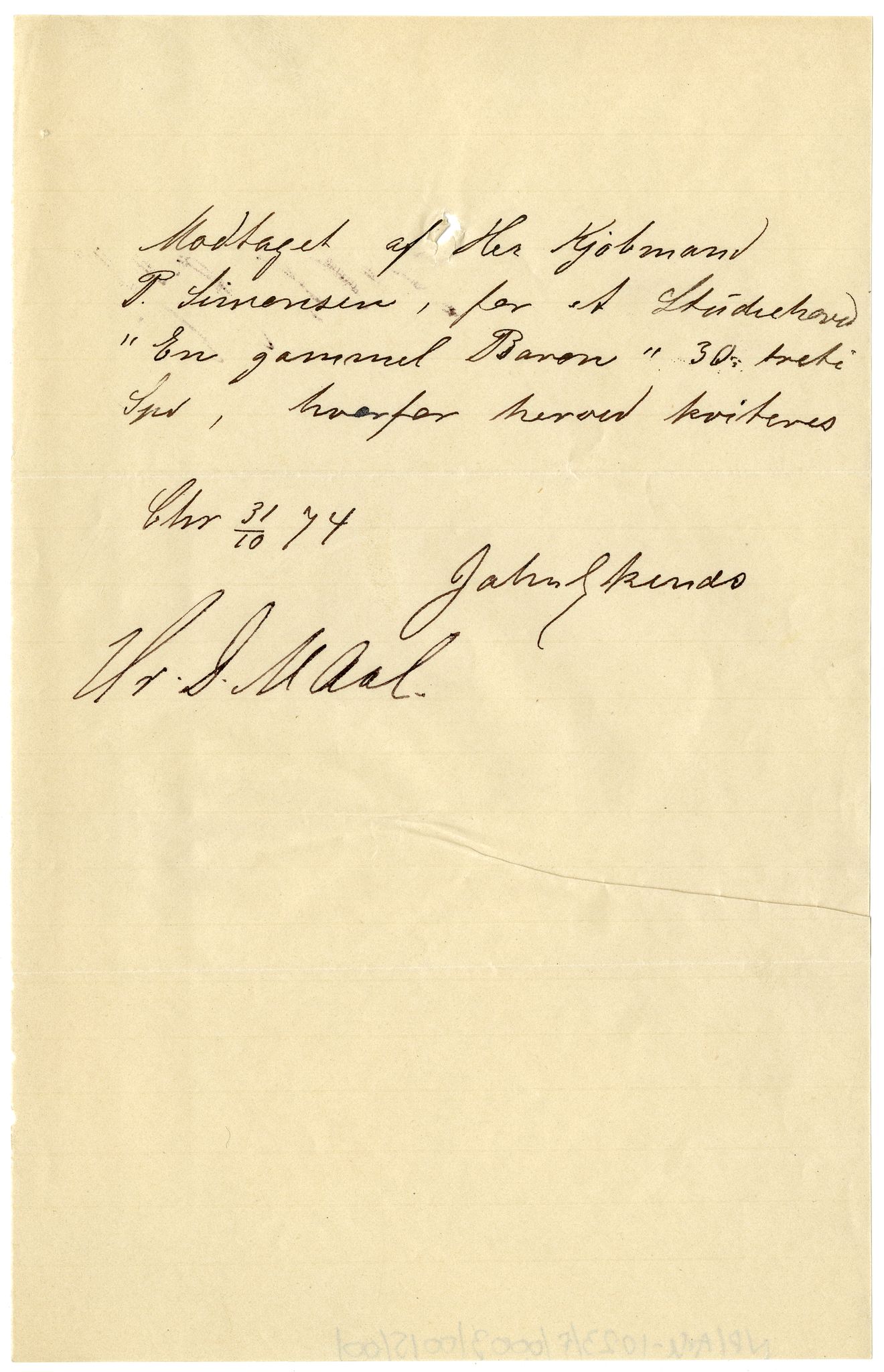 Diderik Maria Aalls brevsamling, NF/Ark-1023/F/L0003: D.M. Aalls brevsamling. D - G, 1797-1889, p. 139