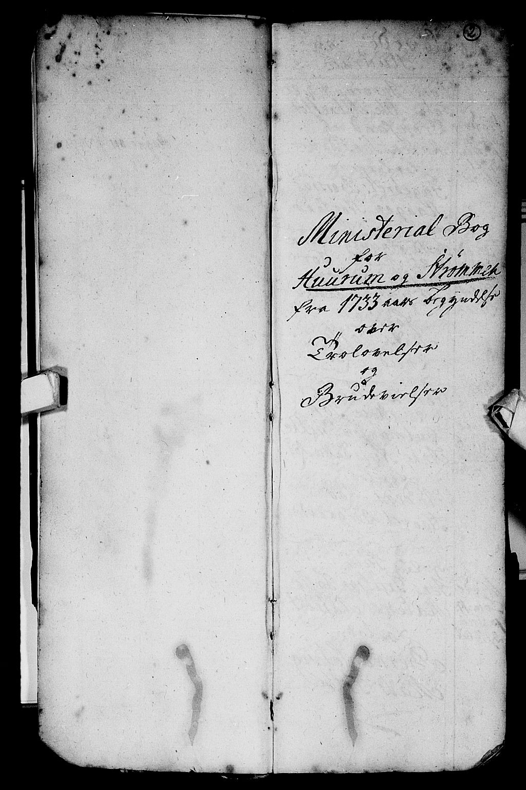 Hurum kirkebøker, AV/SAKO-A-229/F/Fa/L0003: Parish register (official) no. 3, 1733-1757
