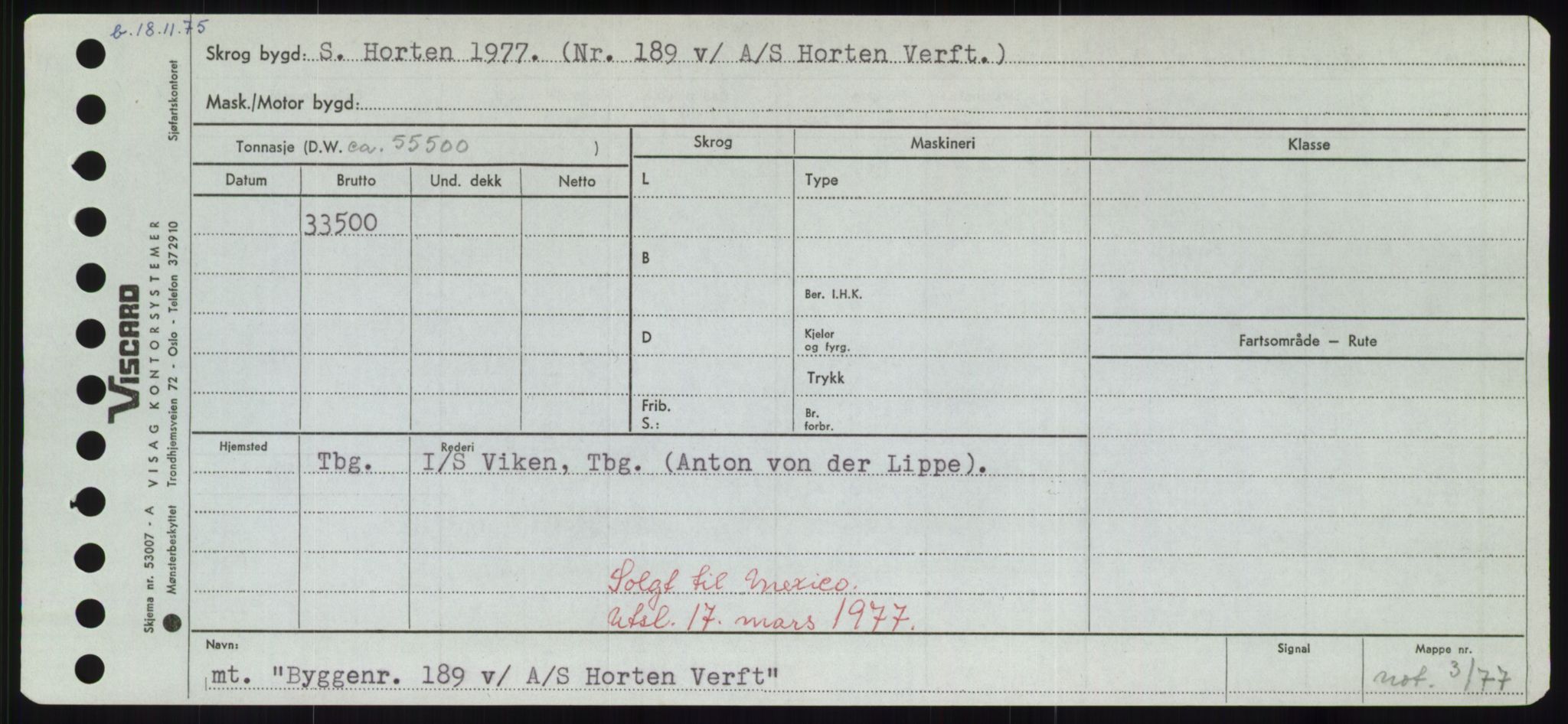 Sjøfartsdirektoratet med forløpere, Skipsmålingen, RA/S-1627/H/Hd/L0006: Fartøy, Byg-Båt, p. 355