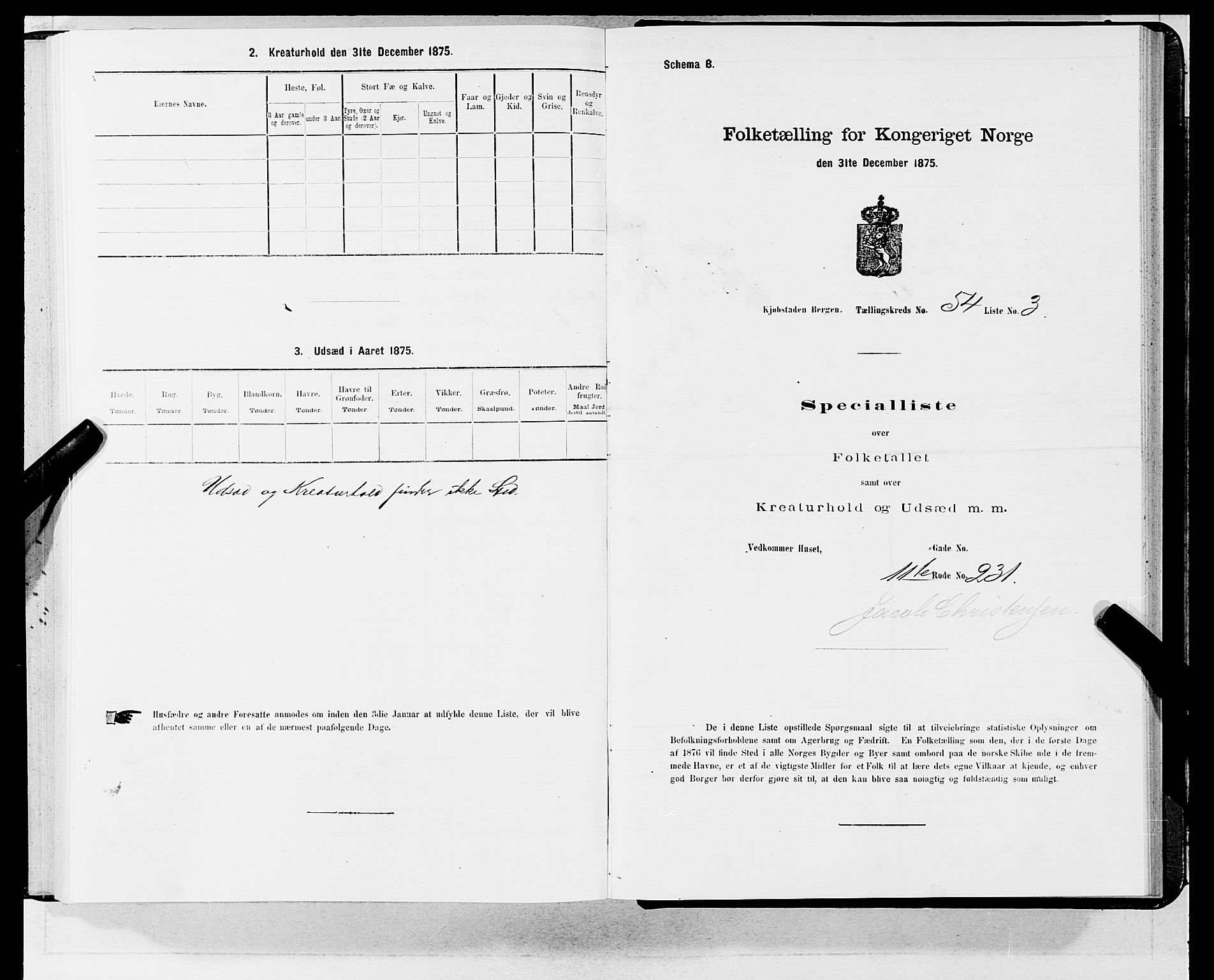 SAB, 1875 census for 1301 Bergen, 1875, p. 2844