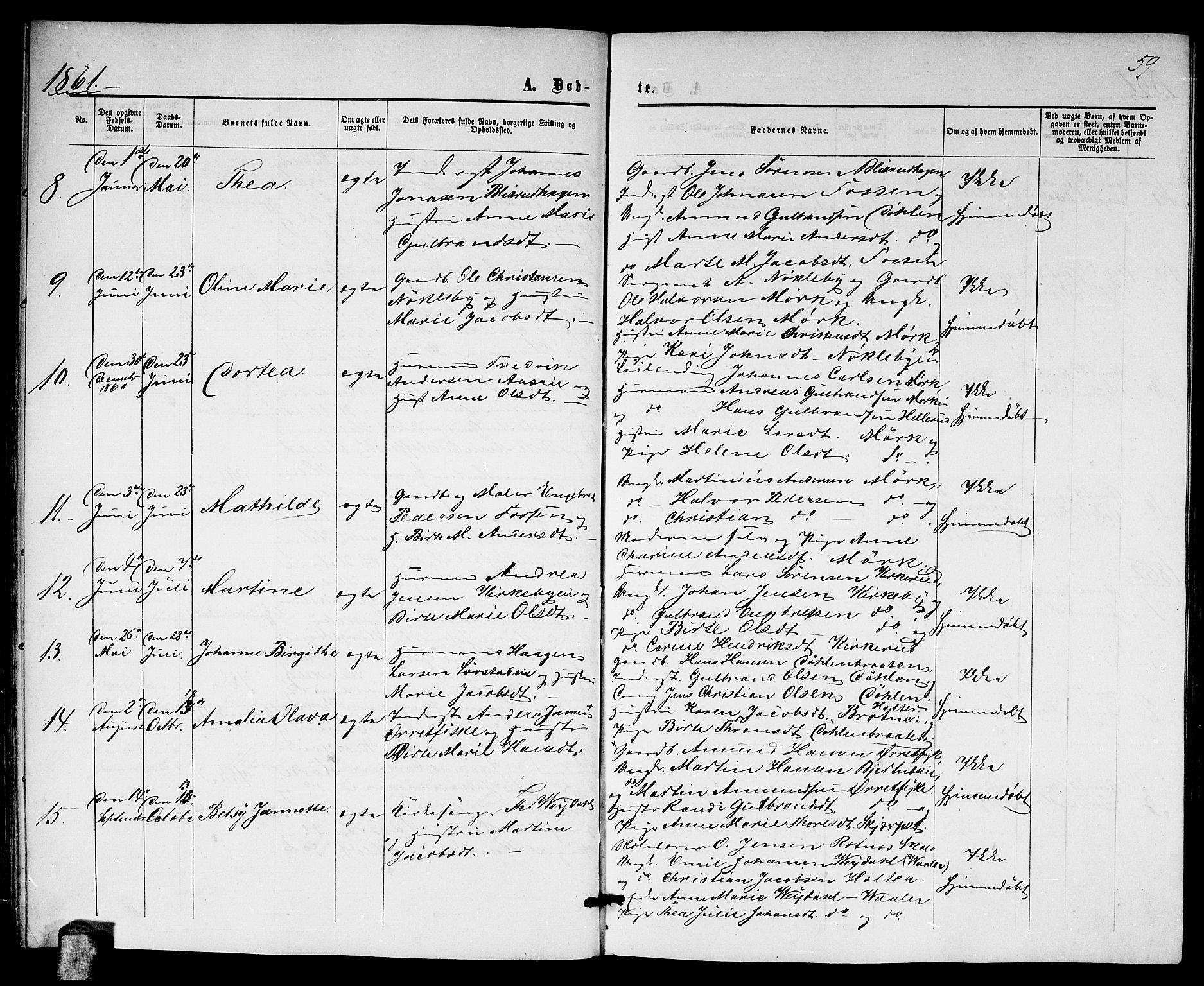 Nittedal prestekontor Kirkebøker, SAO/A-10365a/G/Gb/L0001: Parish register (copy) no. II 1, 1859-1878, p. 59