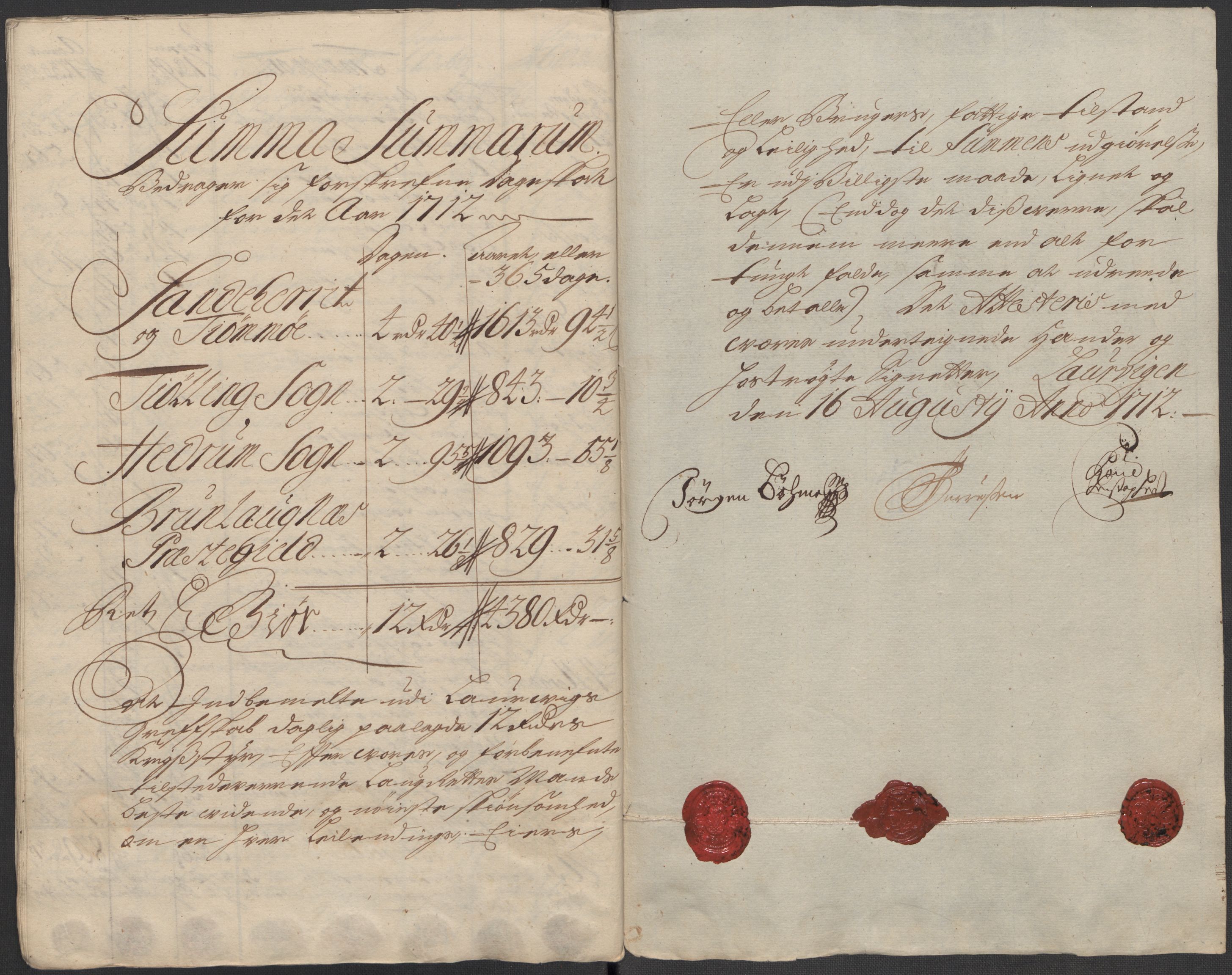 Rentekammeret inntil 1814, Reviderte regnskaper, Fogderegnskap, AV/RA-EA-4092/R33/L1984: Fogderegnskap Larvik grevskap, 1712, p. 212