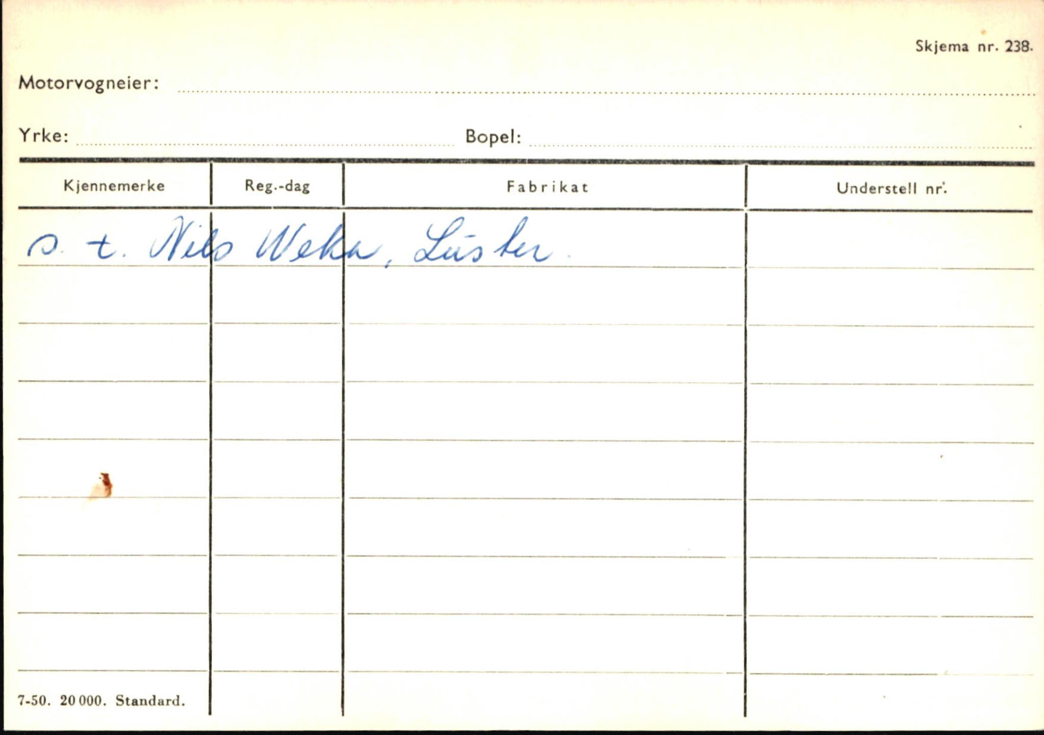 Statens vegvesen, Sogn og Fjordane vegkontor, AV/SAB-A-5301/4/F/L0145: Registerkort Vågsøy S-Å. Årdal I-P, 1945-1975, p. 1598