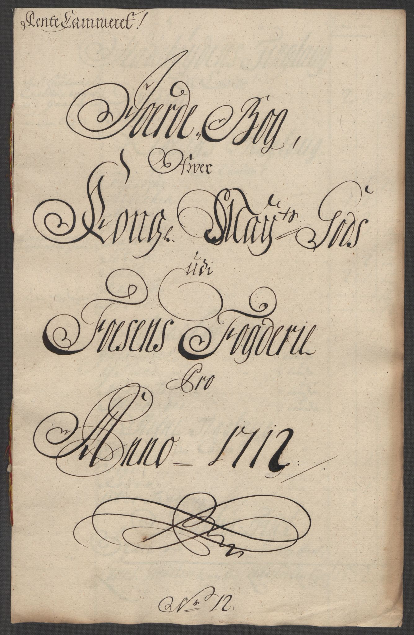 Rentekammeret inntil 1814, Reviderte regnskaper, Fogderegnskap, AV/RA-EA-4092/R57/L3861: Fogderegnskap Fosen, 1712-1713, p. 137