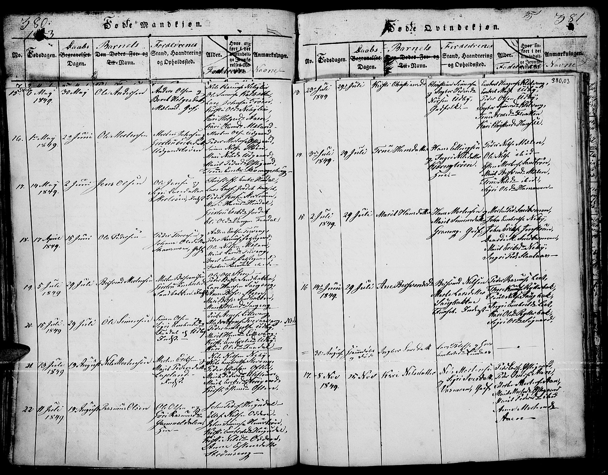Tynset prestekontor, AV/SAH-PREST-058/H/Ha/Hab/L0001: Parish register (copy) no. 1, 1814-1859