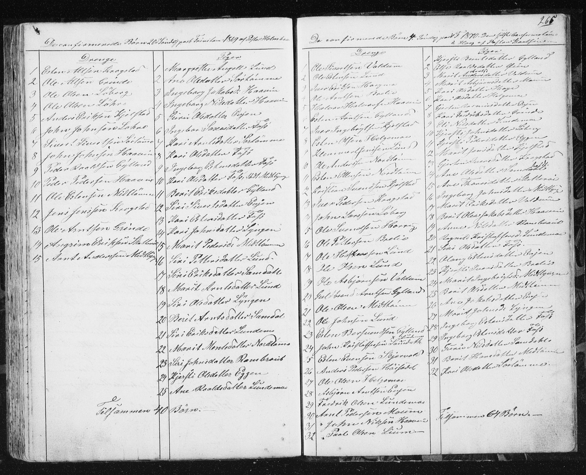 Ministerialprotokoller, klokkerbøker og fødselsregistre - Sør-Trøndelag, SAT/A-1456/692/L1110: Parish register (copy) no. 692C05, 1849-1889, p. 265