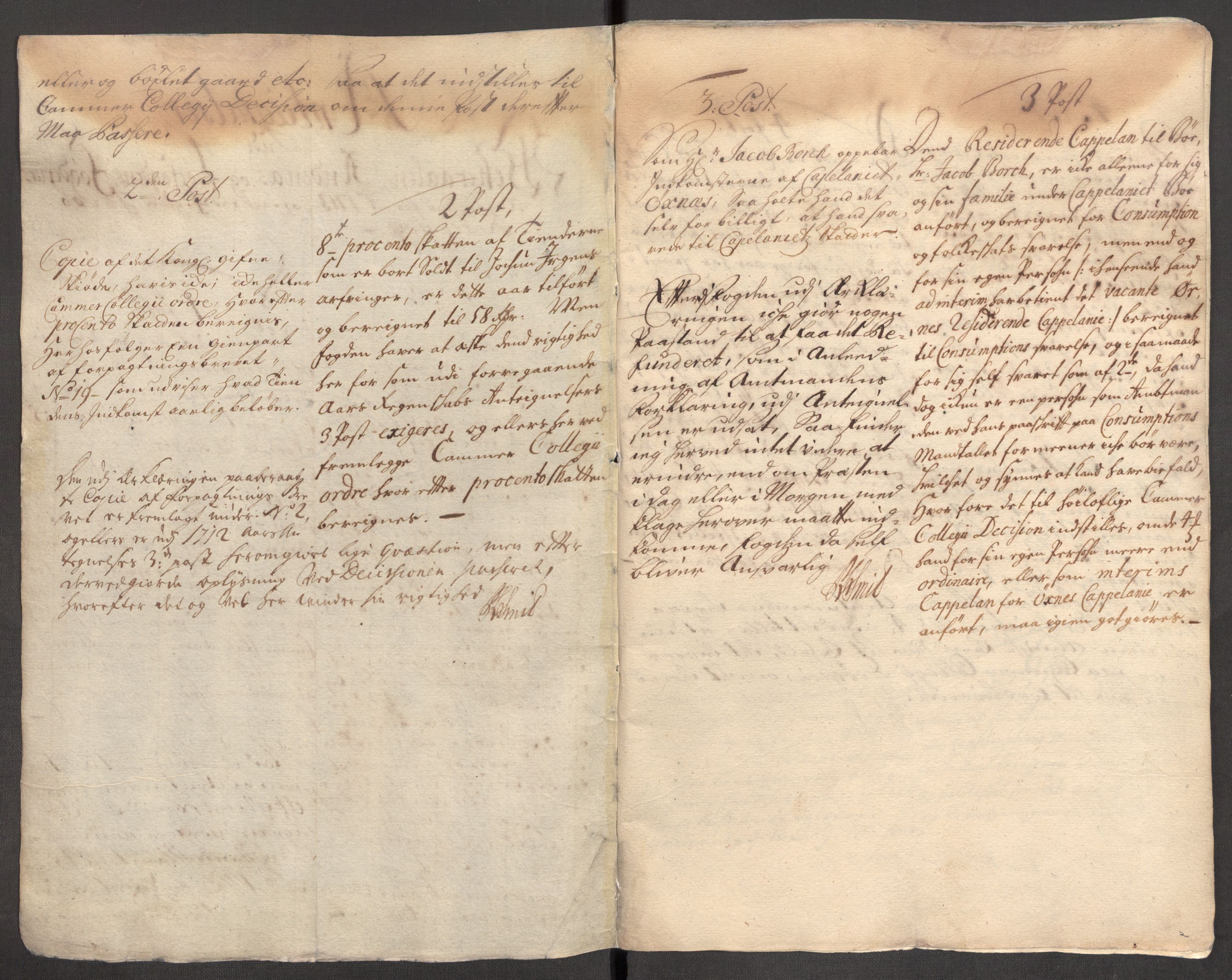 Rentekammeret inntil 1814, Reviderte regnskaper, Fogderegnskap, AV/RA-EA-4092/R67/L4679: Fogderegnskap Vesterålen, Andenes og Lofoten, 1711-1713, p. 310