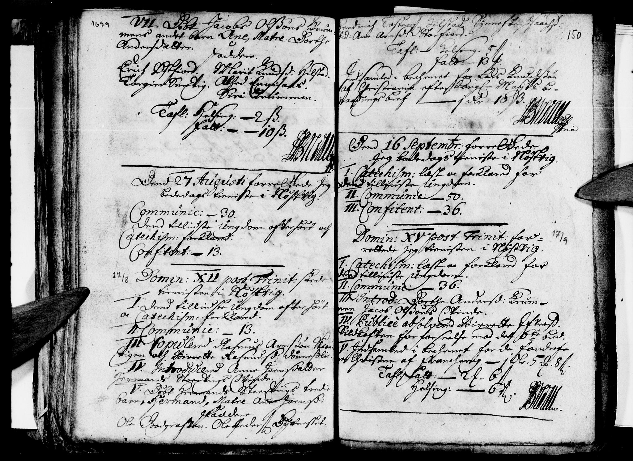 Ministerialprotokoller, klokkerbøker og fødselsregistre - Nordland, AV/SAT-A-1459/814/L0220: Parish register (official) no. 814A01, 1677-1717, p. 150