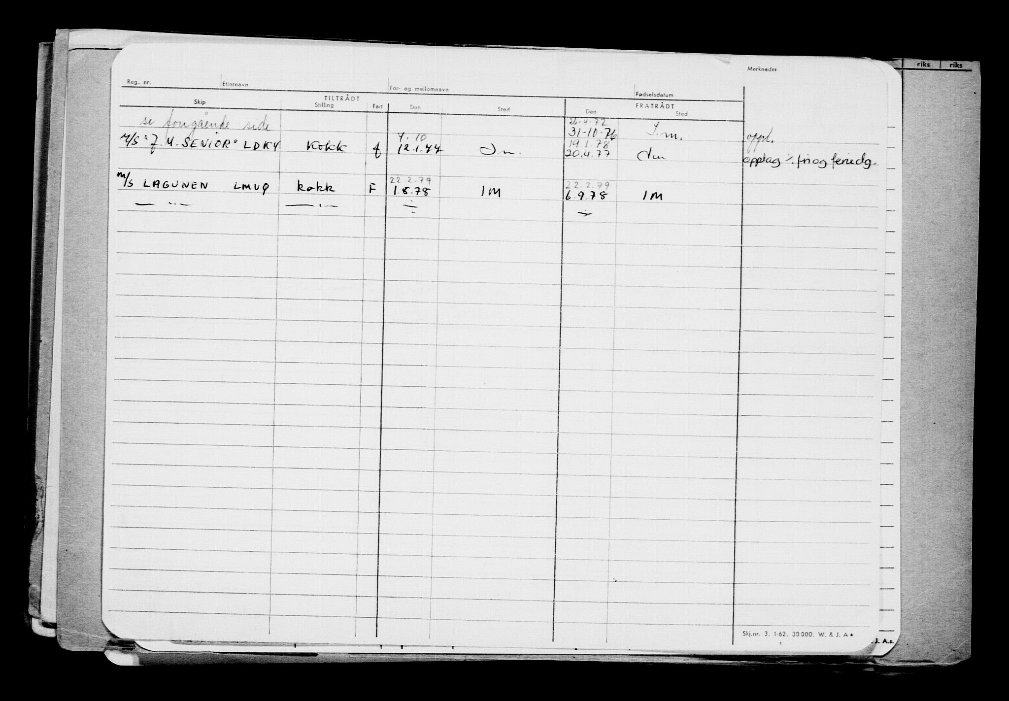 Direktoratet for sjømenn, AV/RA-S-3545/G/Gb/L0203: Hovedkort, 1922, p. 118