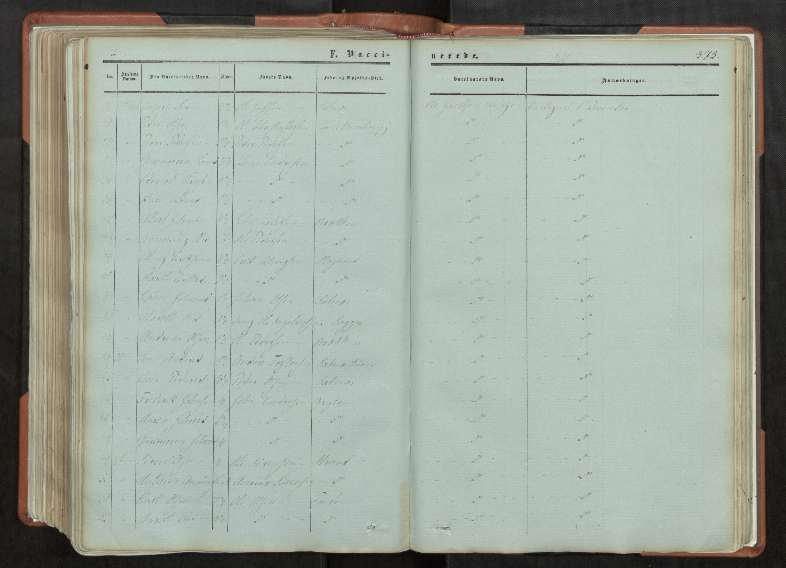 Ministerialprotokoller, klokkerbøker og fødselsregistre - Møre og Romsdal, AV/SAT-A-1454/544/L0572: Parish register (official) no. 544A05, 1854-1886, p. 373