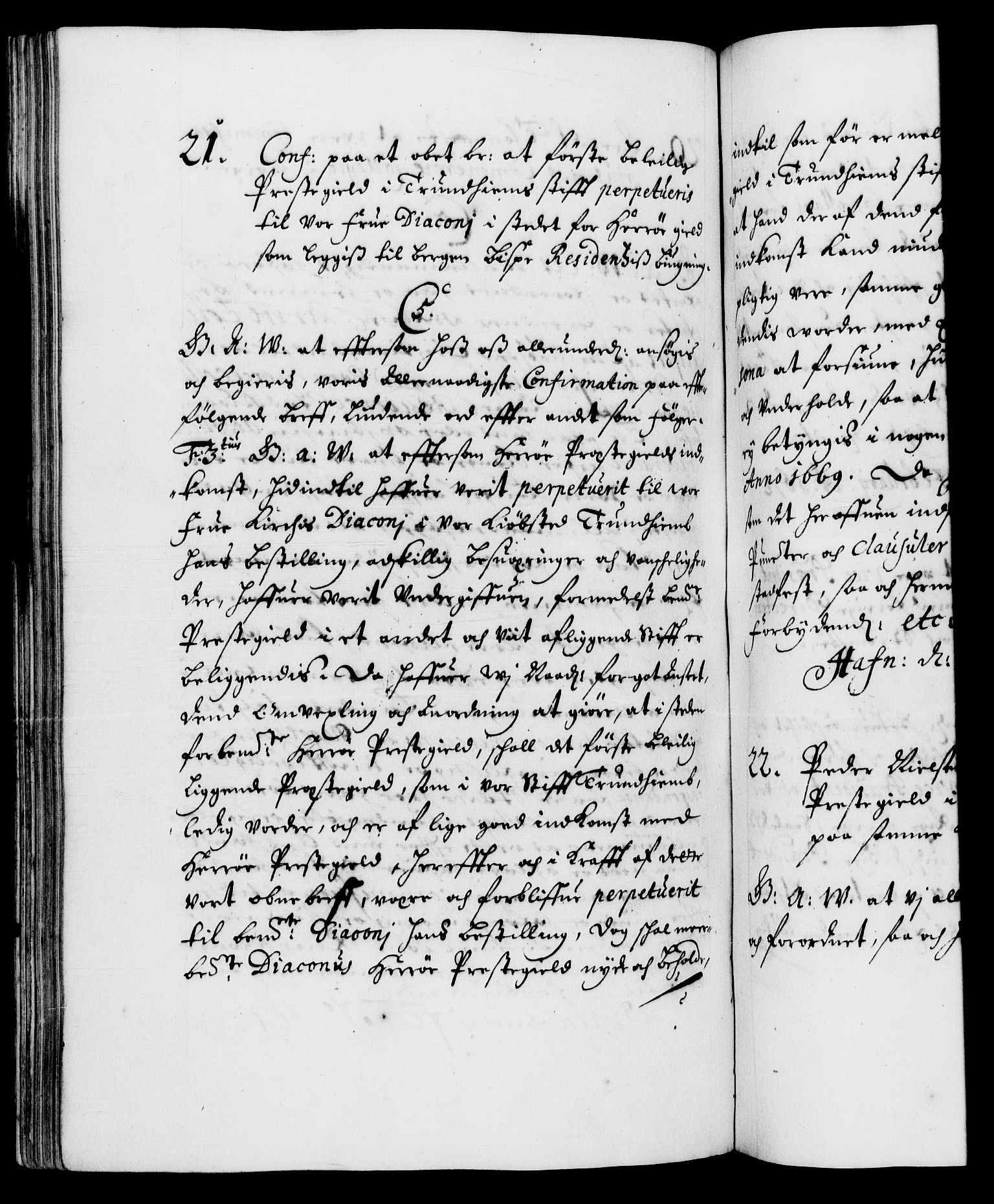 Danske Kanselli 1572-1799, RA/EA-3023/F/Fc/Fca/Fcaa/L0011: Norske registre (mikrofilm), 1670-1673, p. 528b
