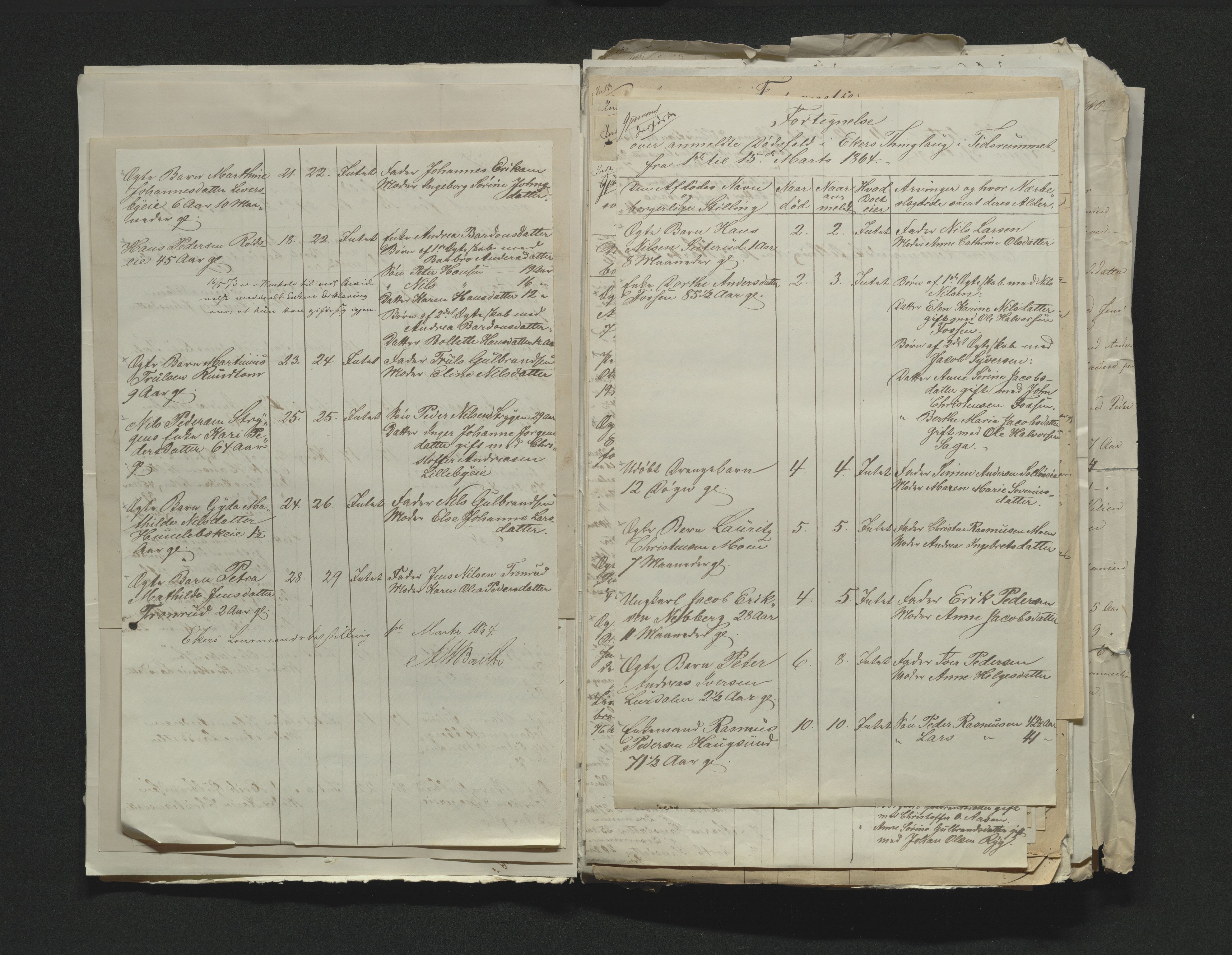 Eiker, Modum og Sigdal sorenskriveri, AV/SAKO-A-123/H/Ha/Hab/L0011: Dødsfallsmeldinger, 1862-1865, p. 361