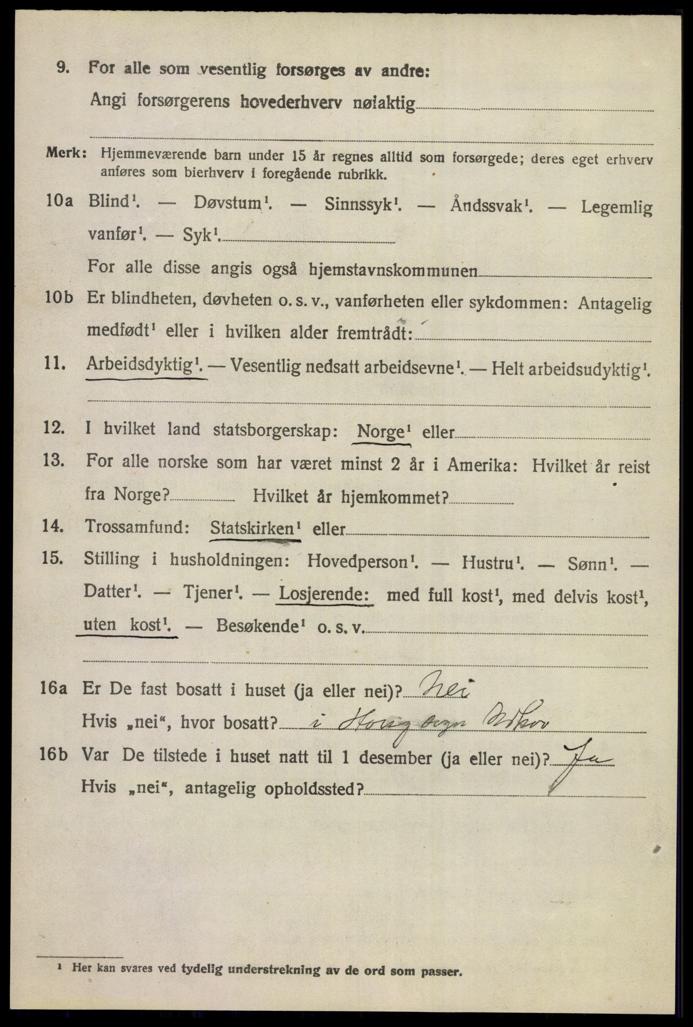 SAKO, 1920 census for Norderhov, 1920, p. 3853