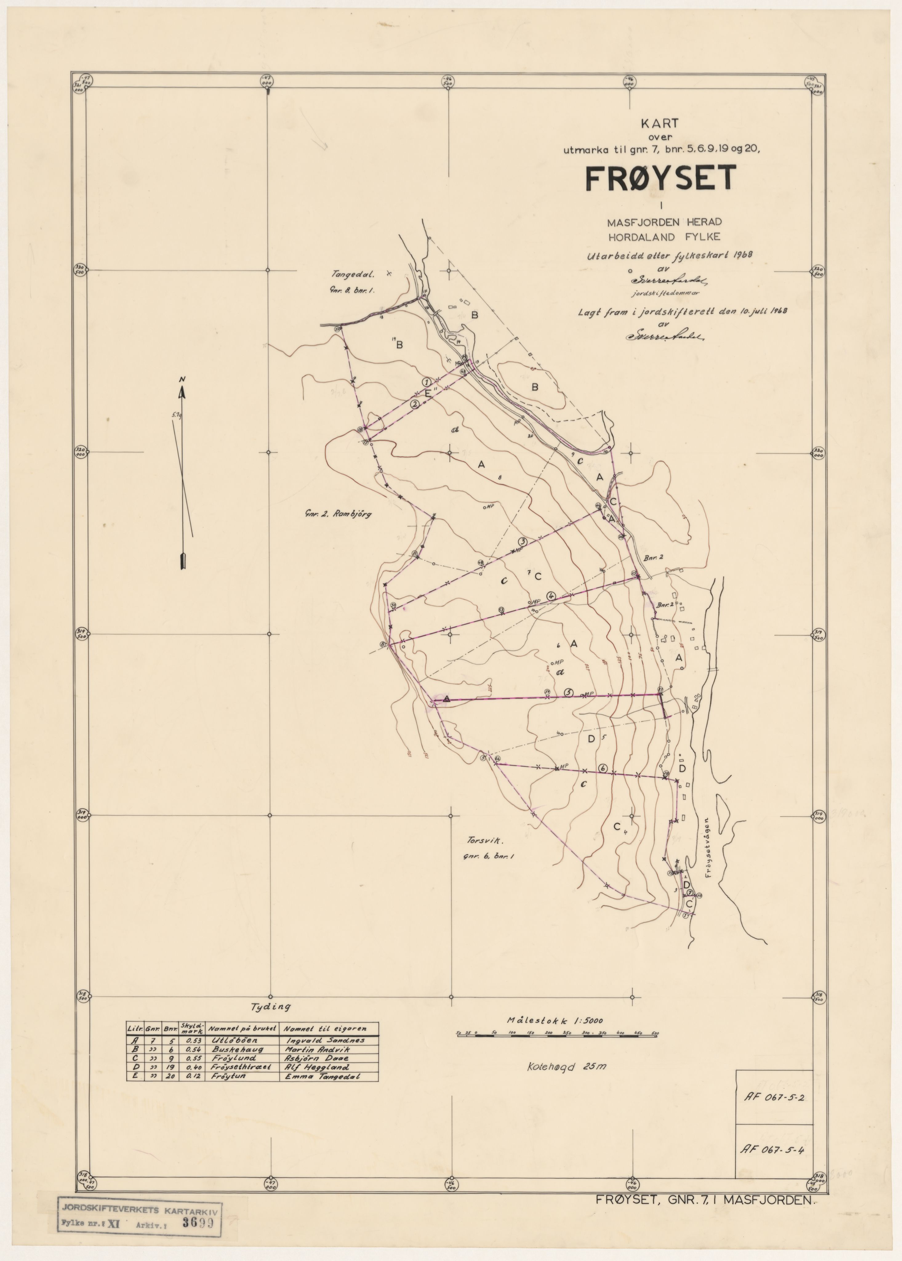 Jordskifteverkets kartarkiv, AV/RA-S-3929/T, 1859-1988, p. 4240