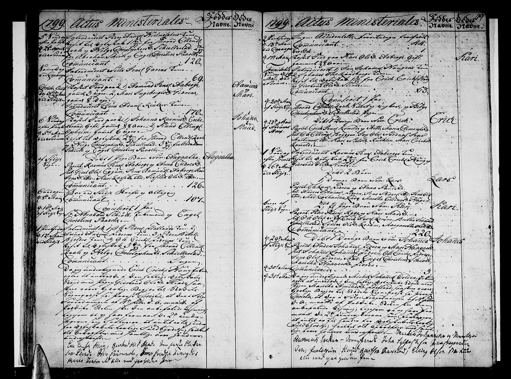 Sogndal sokneprestembete, SAB/A-81301/H/Haa/Haaa/L0008: Parish register (official) no. A 8, 1795-1809, p. 49