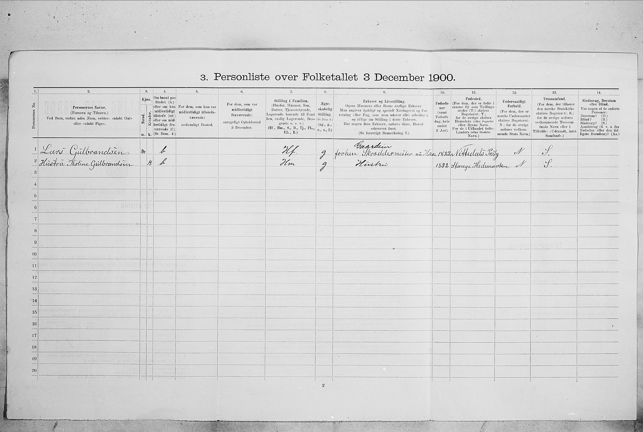 SAO, 1900 census for Kristiania, 1900, p. 68513