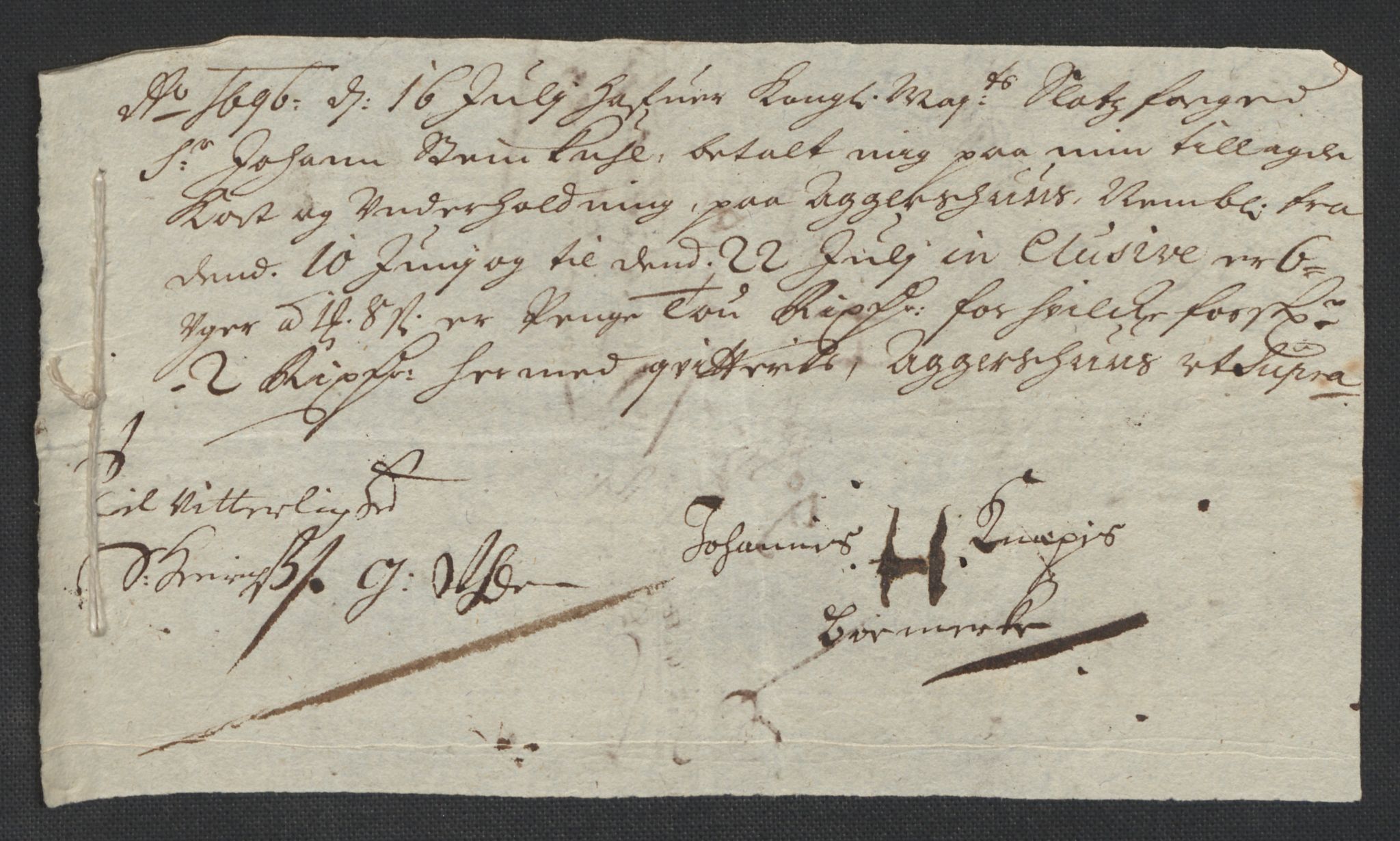 Rentekammeret inntil 1814, Reviderte regnskaper, Fogderegnskap, AV/RA-EA-4092/R10/L0440: Fogderegnskap Aker og Follo, 1696-1697, p. 234