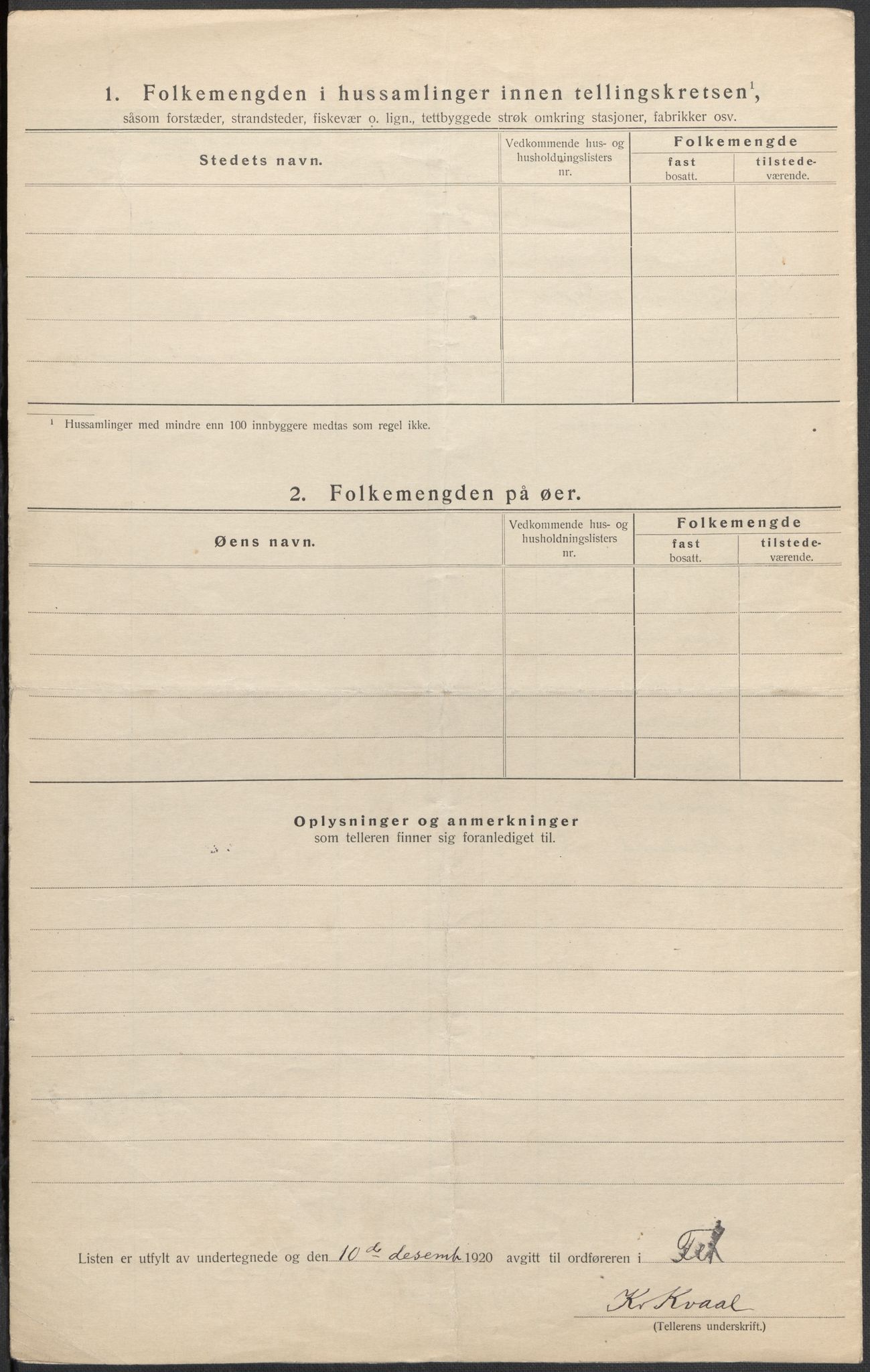 SAO, 1920 census for Fet, 1920, p. 10