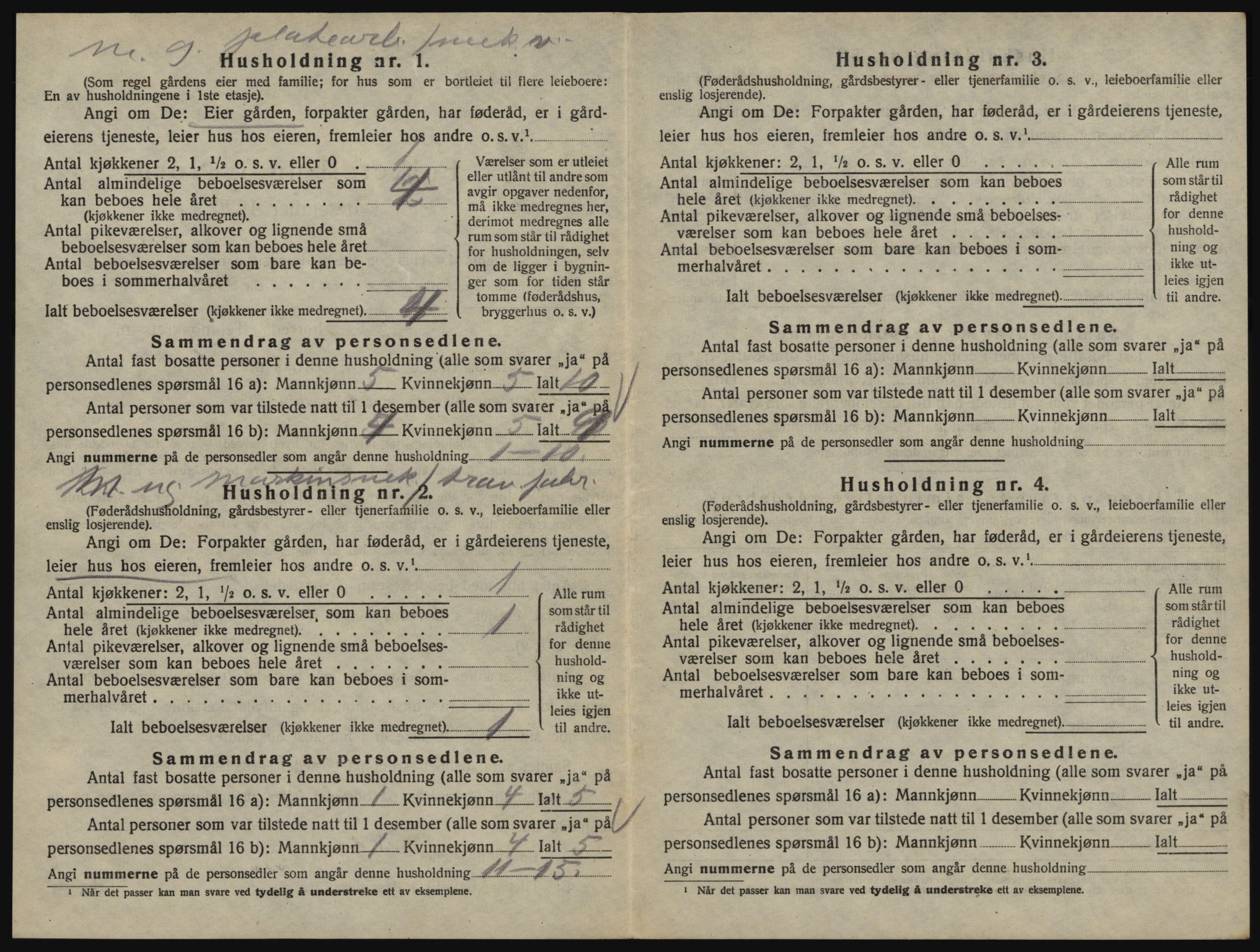 SAO, 1920 census for Glemmen, 1920, p. 2608