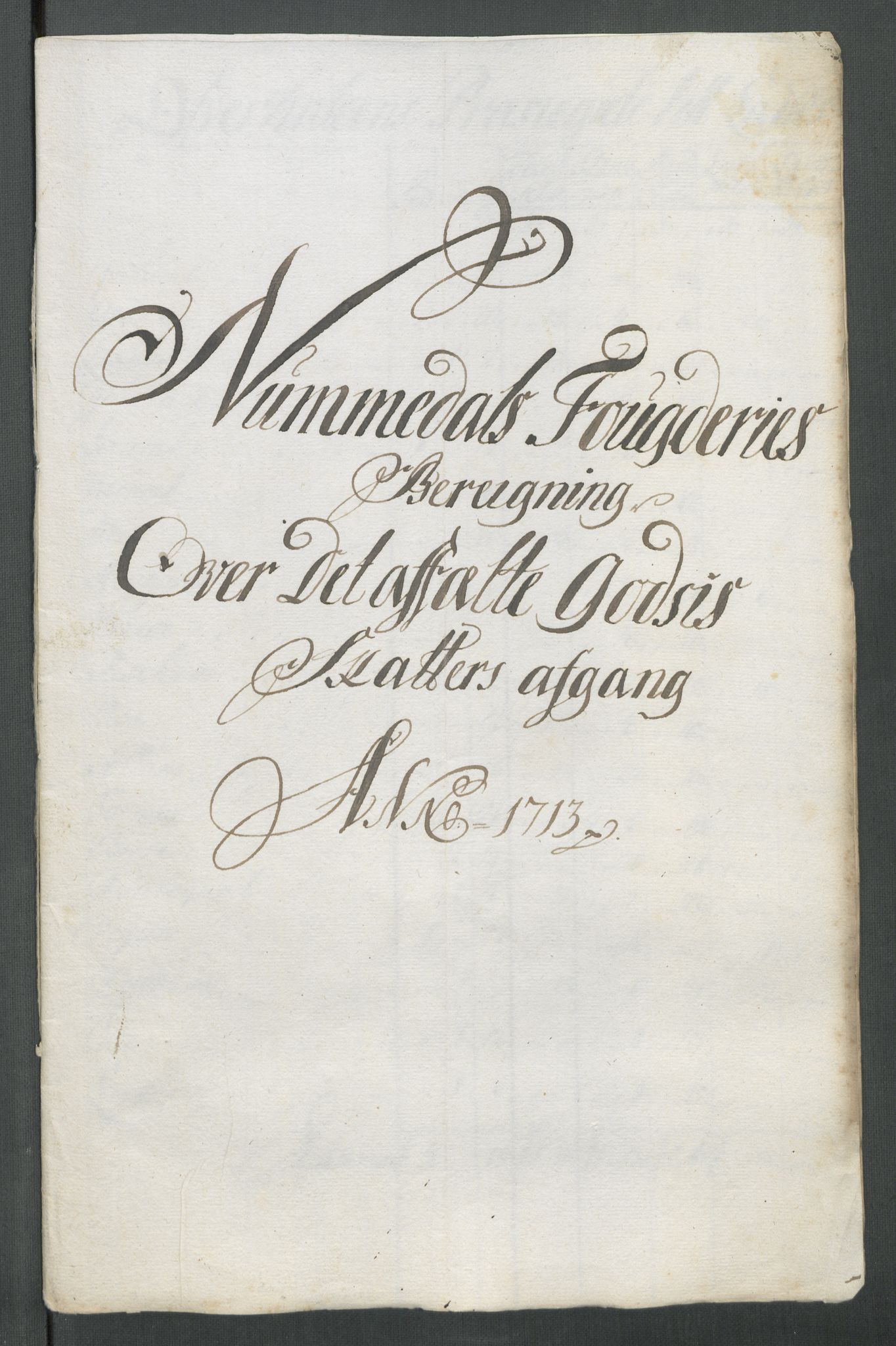 Rentekammeret inntil 1814, Reviderte regnskaper, Fogderegnskap, RA/EA-4092/R64/L4434: Fogderegnskap Namdal, 1713, p. 241