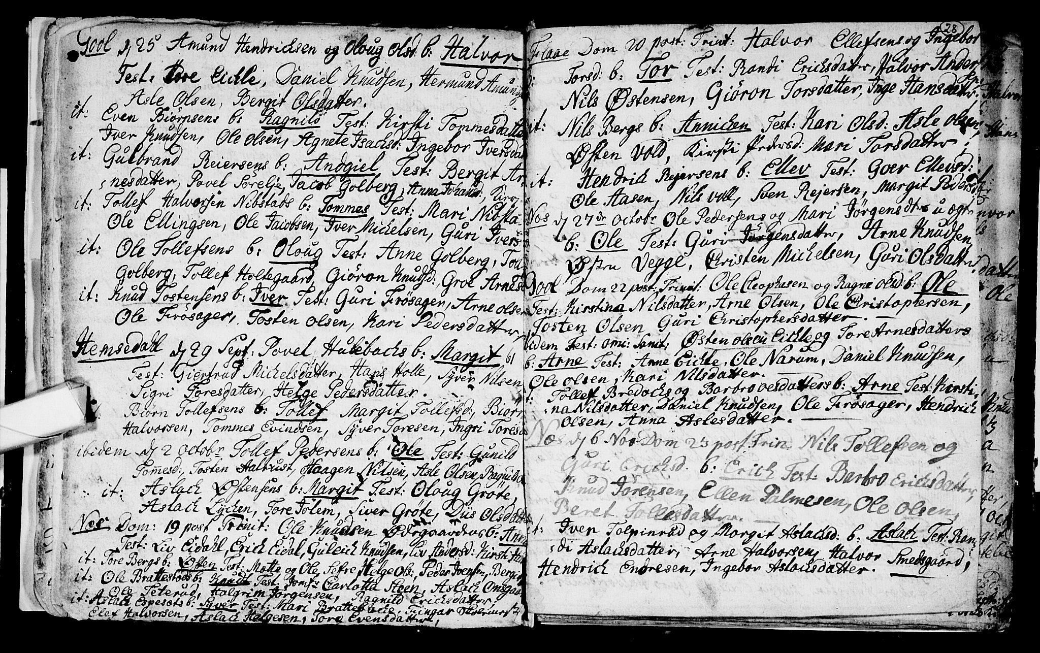 Nes kirkebøker, SAKO/A-236/F/Fa/L0003: Parish register (official) no. 3, 1760-1764, p. 28