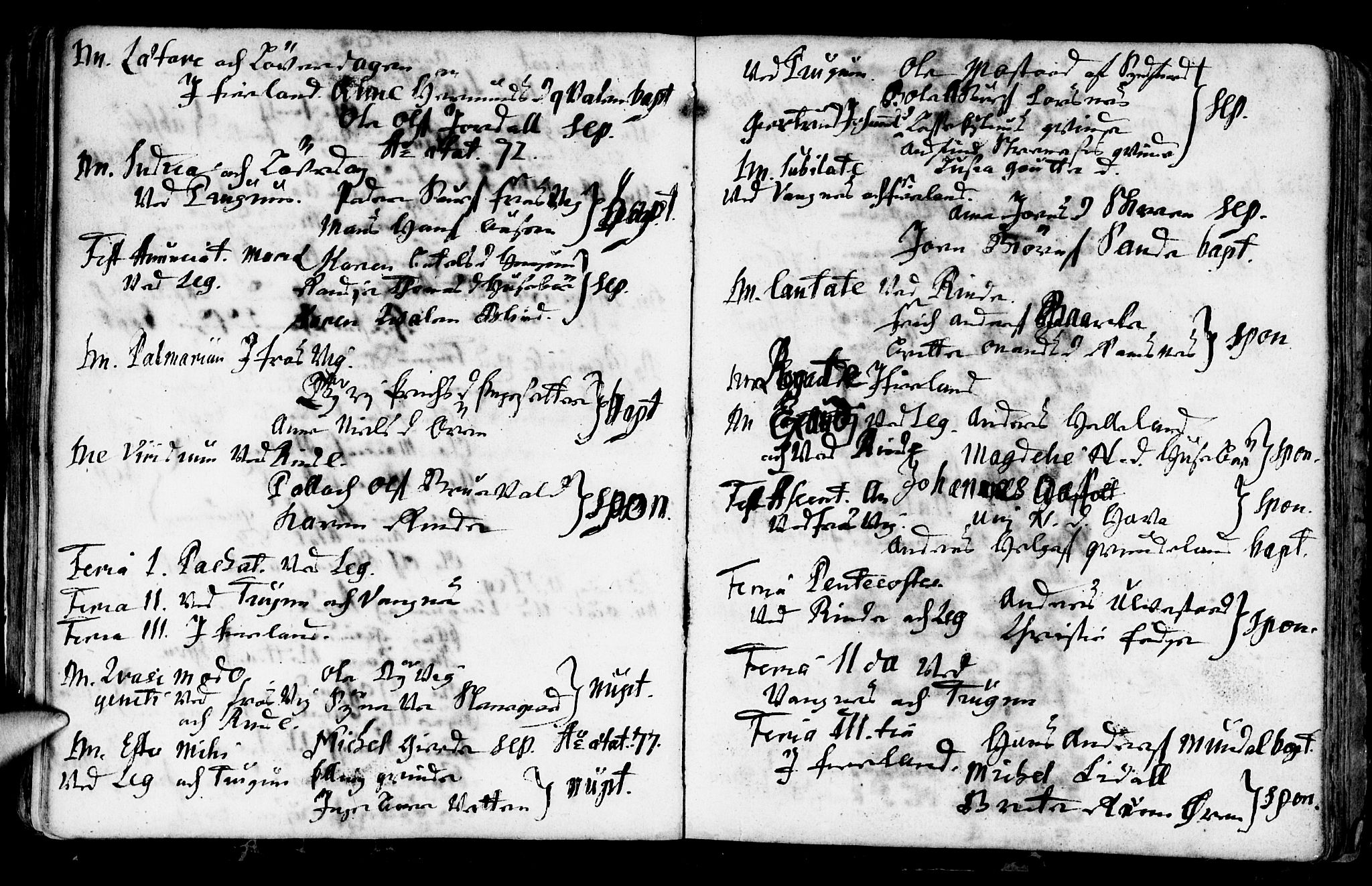 Leikanger sokneprestembete, AV/SAB-A-81001/H/Haa/Haaa/L0001: Parish register (official) no. A 1, 1690-1734, p. 90