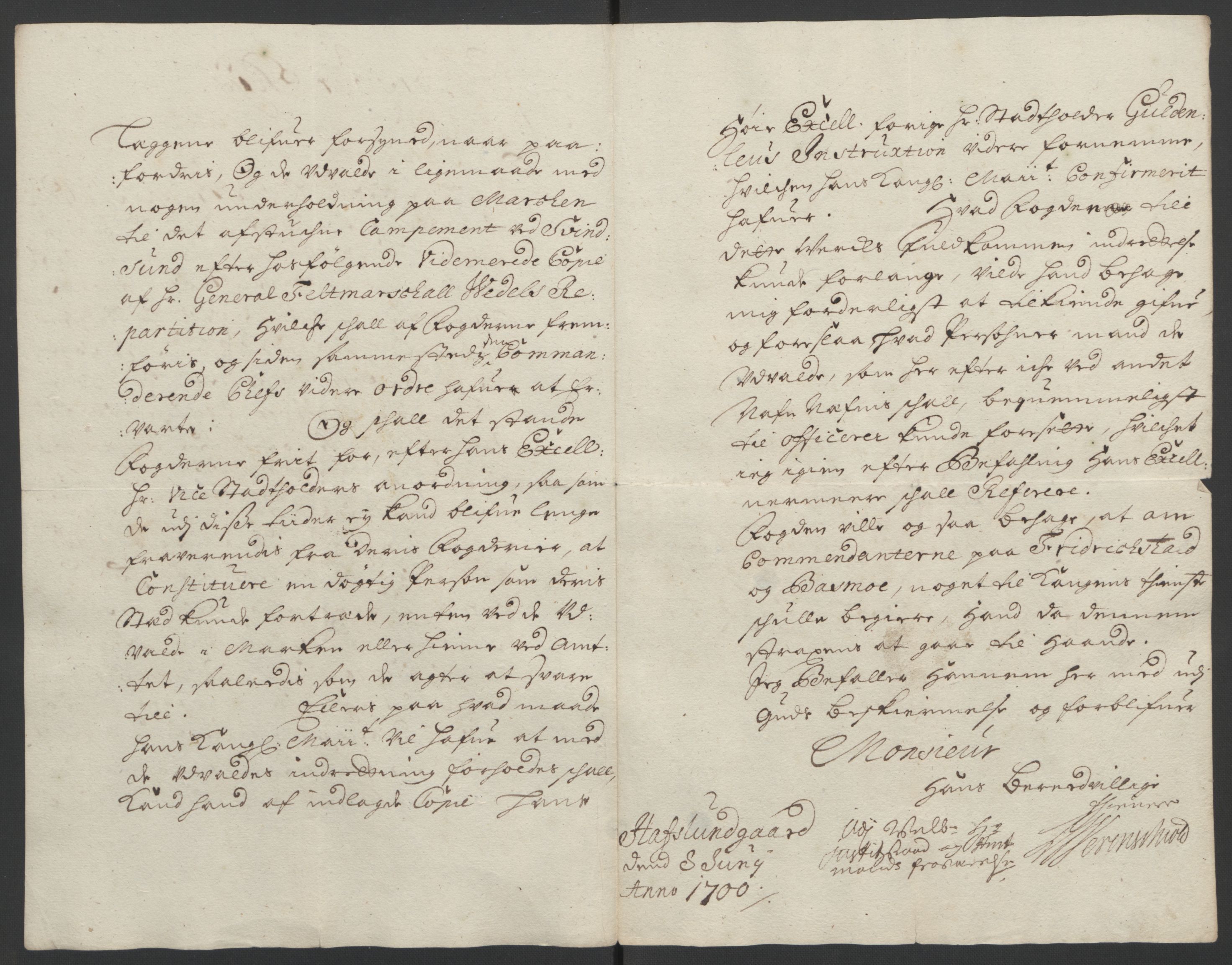 Rentekammeret inntil 1814, Reviderte regnskaper, Fogderegnskap, AV/RA-EA-4092/R01/L0015: Fogderegnskap Idd og Marker, 1700-1701, p. 172