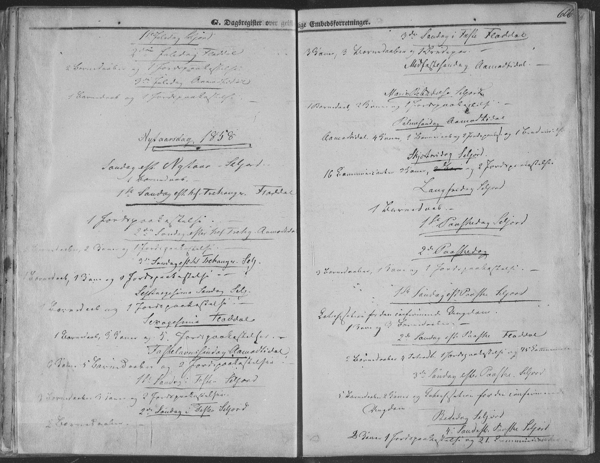 Seljord kirkebøker, SAKO/A-20/F/Fa/L012b: Parish register (official) no. I 12B, 1850-1865, p. 606