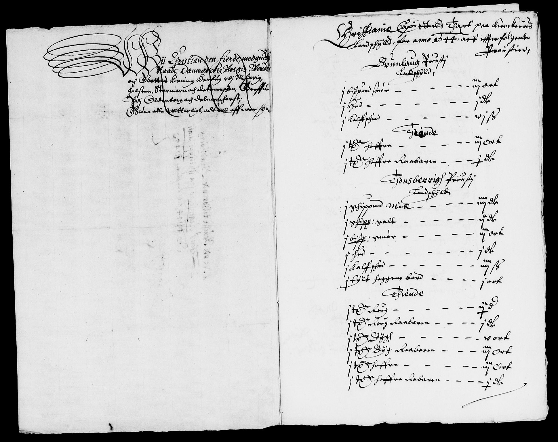 Rentekammeret inntil 1814, Reviderte regnskaper, Lensregnskaper, AV/RA-EA-5023/R/Rb/Rbp/L0030: Bratsberg len, 1643-1645